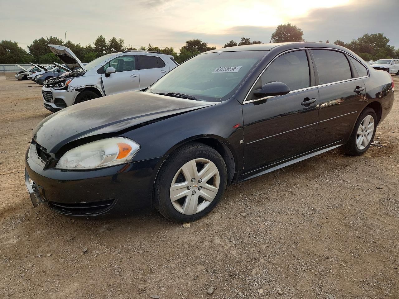 2011 Chevrolet Impala Ls Black vin: 2G1WF5EK5B1110980