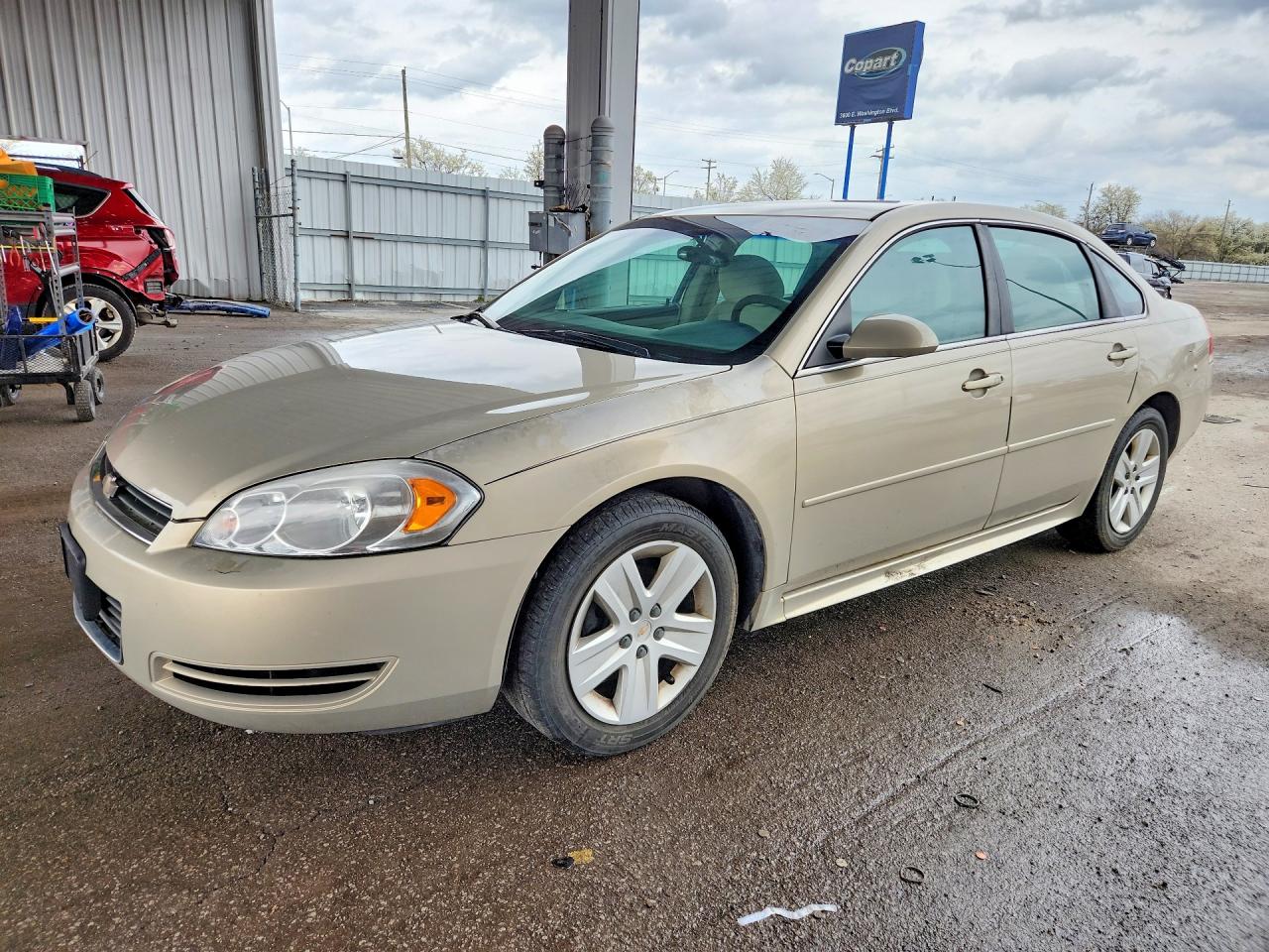 2011 Chevrolet Impala Ls Tan vin: 2G1WF5EK5B1311424