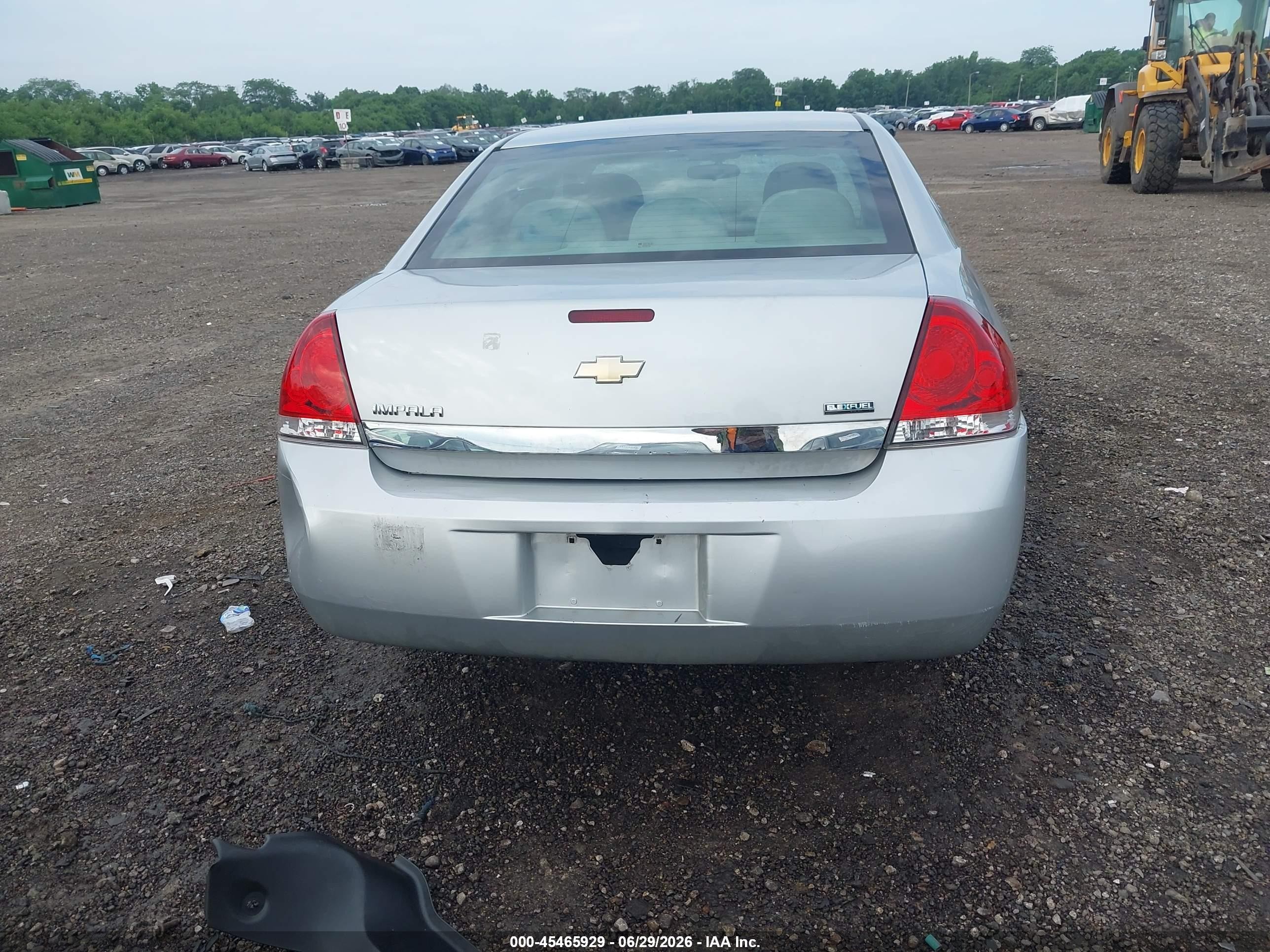 2011 Chevrolet Impala Ls Silver vin: 2G1WF5EK7B1224981