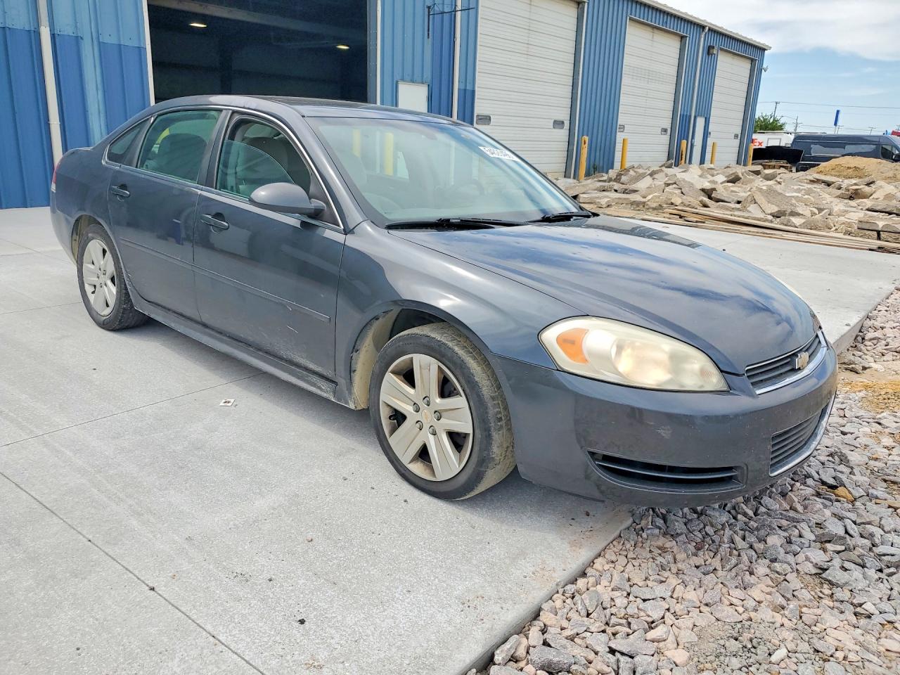 2011 Chevrolet Impala Ls Charcoal vin: 2G1WF5EK7B1261206