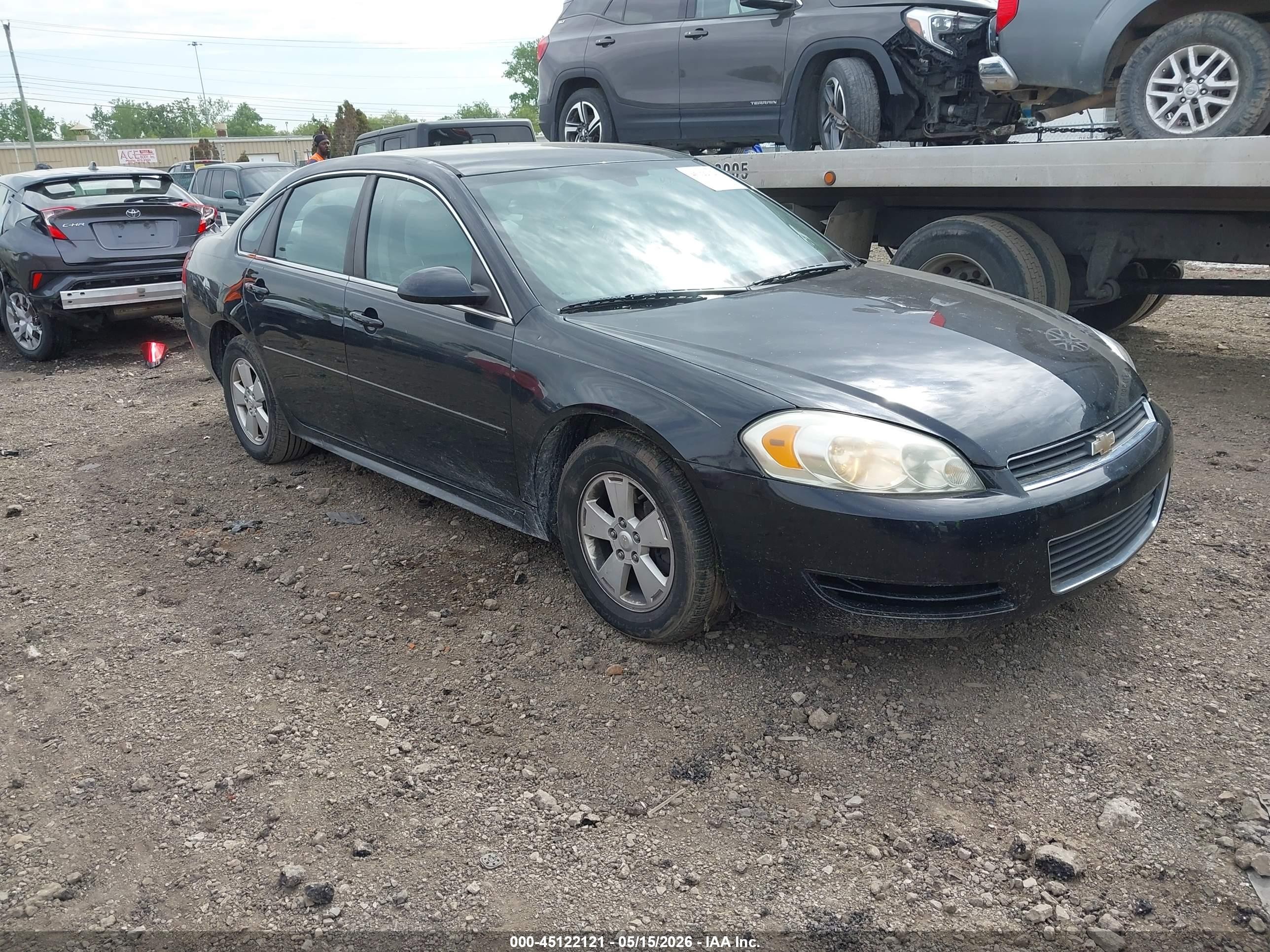 2011 Chevrolet Impala Ls Black vin: 2G1WF5EK8B1244740