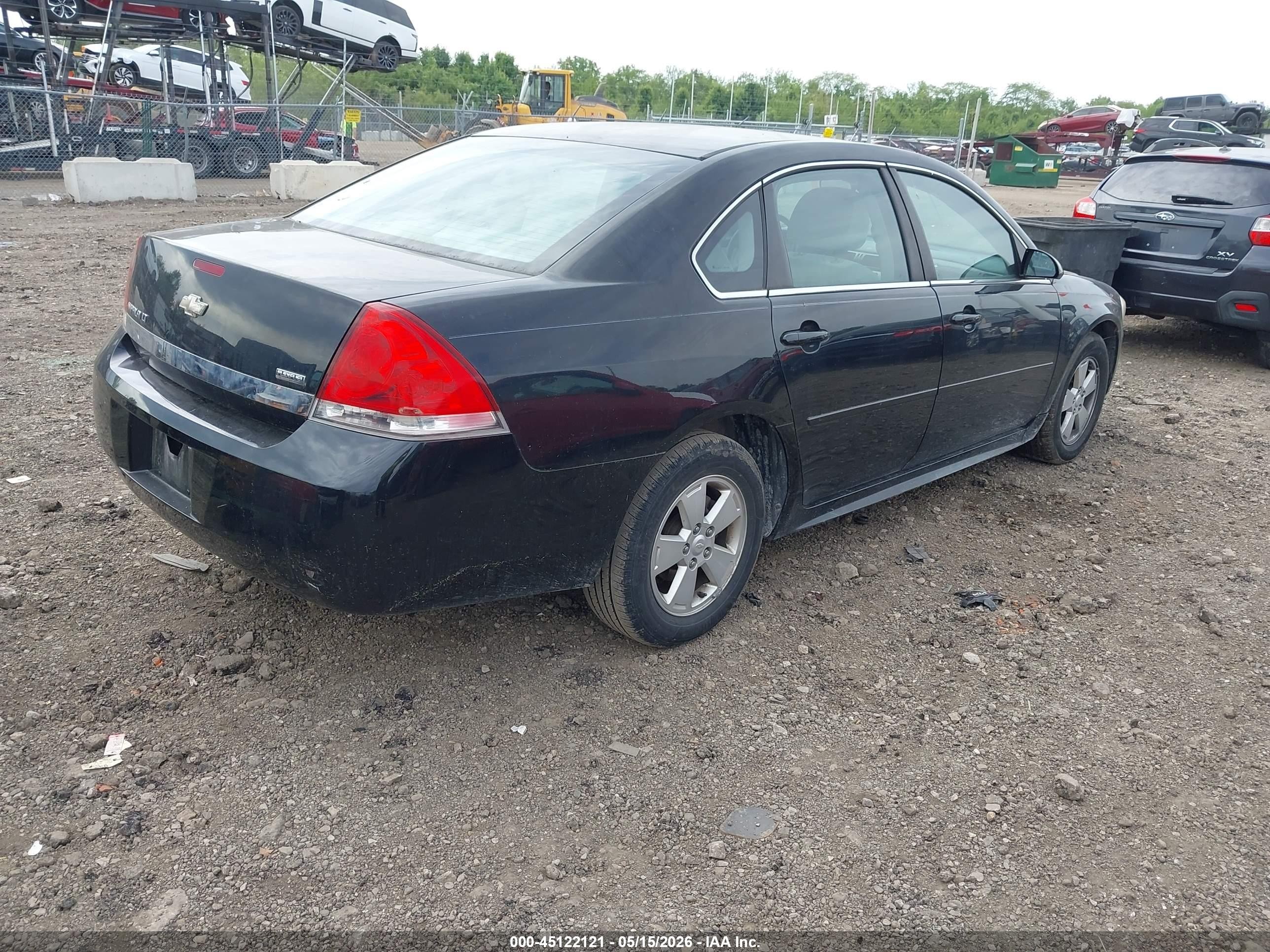 2011 Chevrolet Impala Ls Black vin: 2G1WF5EK8B1244740