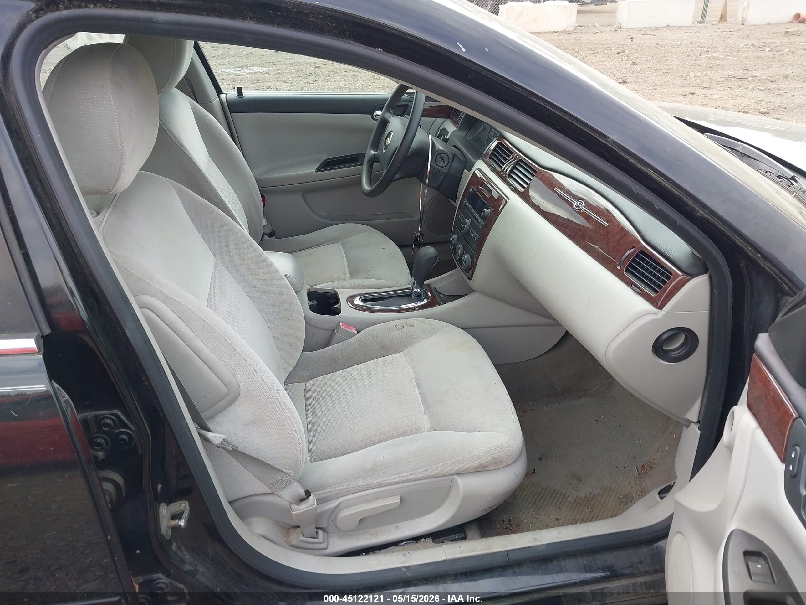2011 Chevrolet Impala Ls Black vin: 2G1WF5EK8B1244740