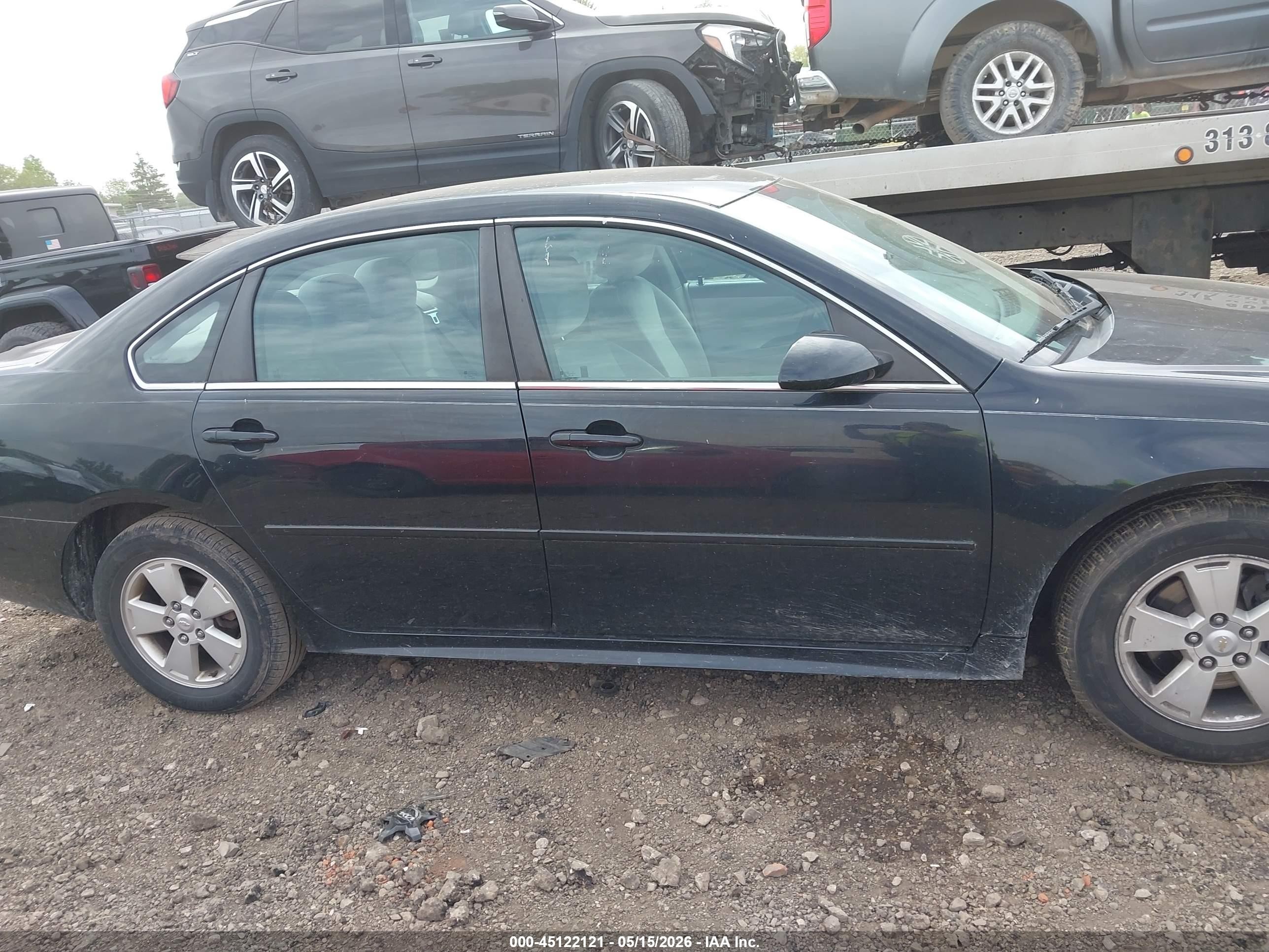 2011 Chevrolet Impala Ls Black vin: 2G1WF5EK8B1244740