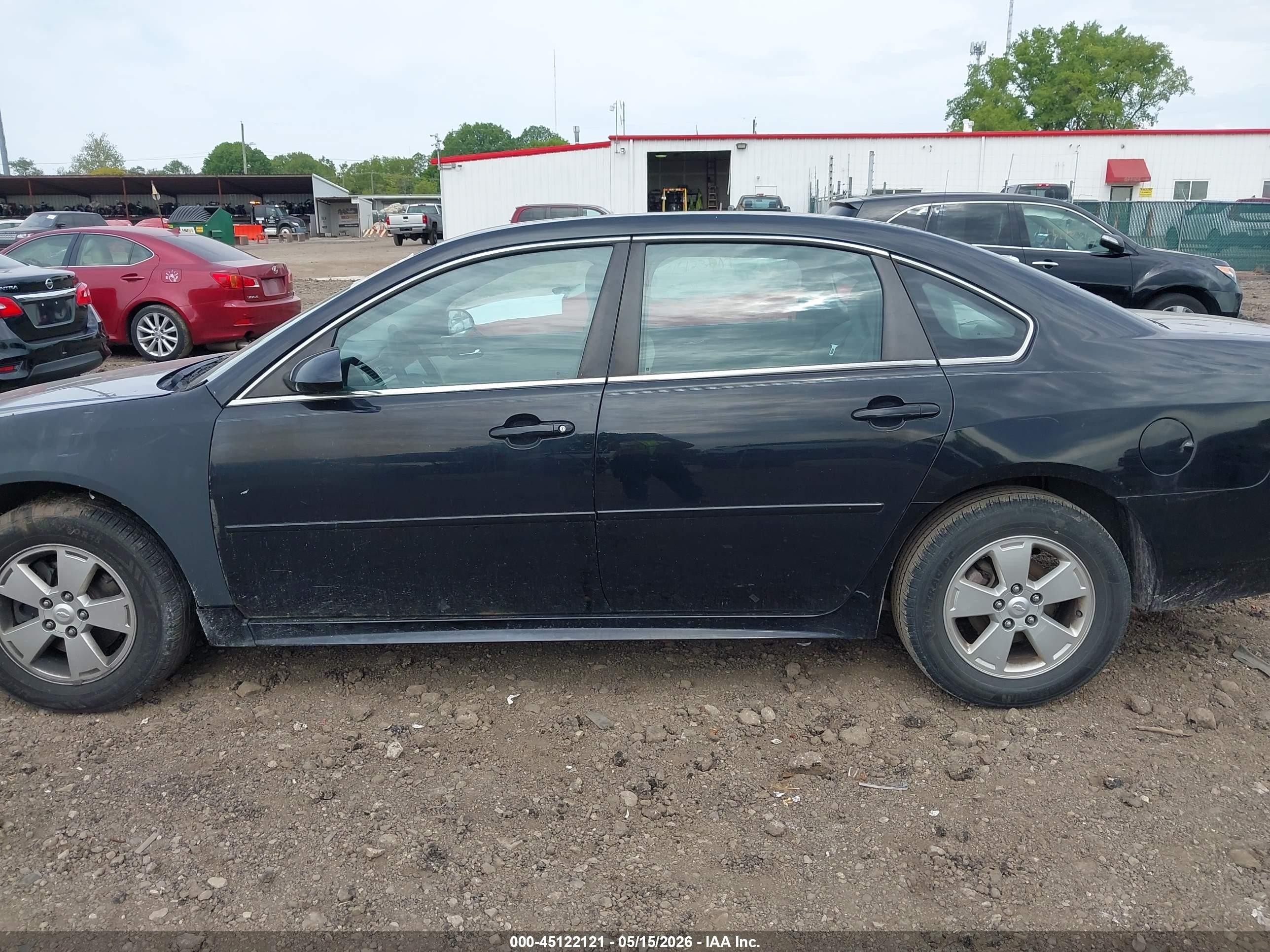 2011 Chevrolet Impala Ls Black vin: 2G1WF5EK8B1244740