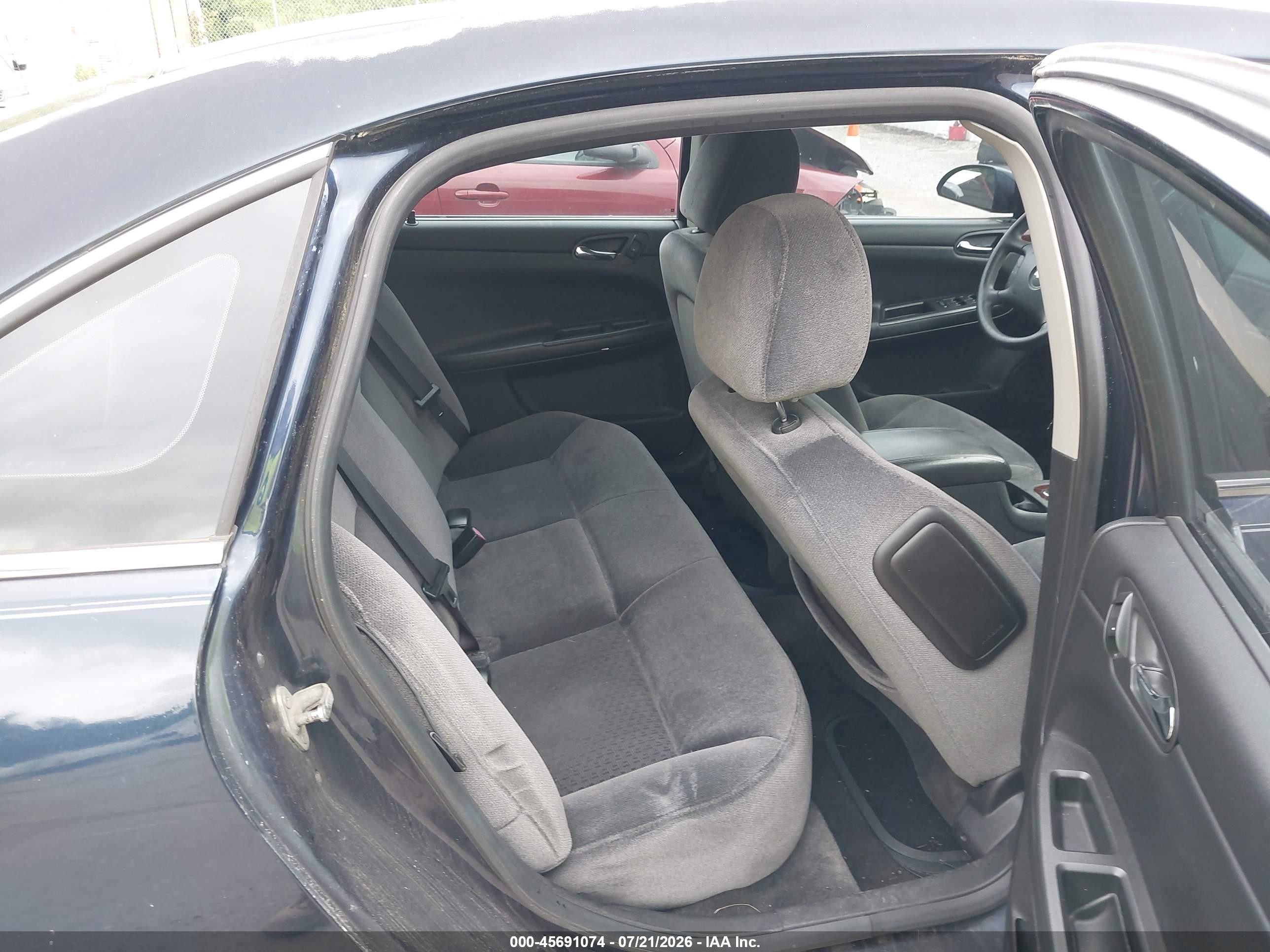 2011 Chevrolet Impala Ls Синий vin: 2G1WF5EK8B1280413