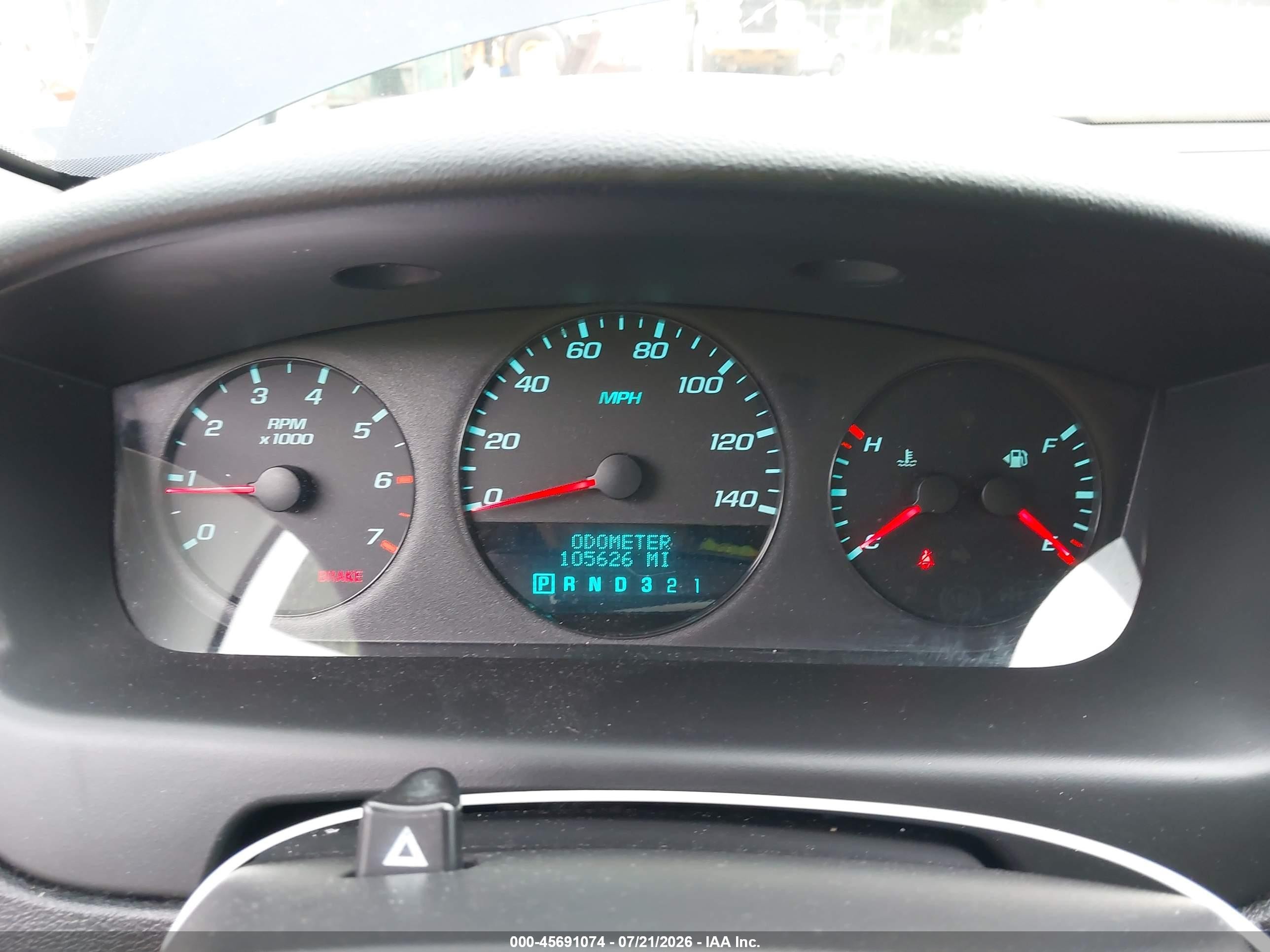 2011 Chevrolet Impala Ls Синий vin: 2G1WF5EK8B1280413