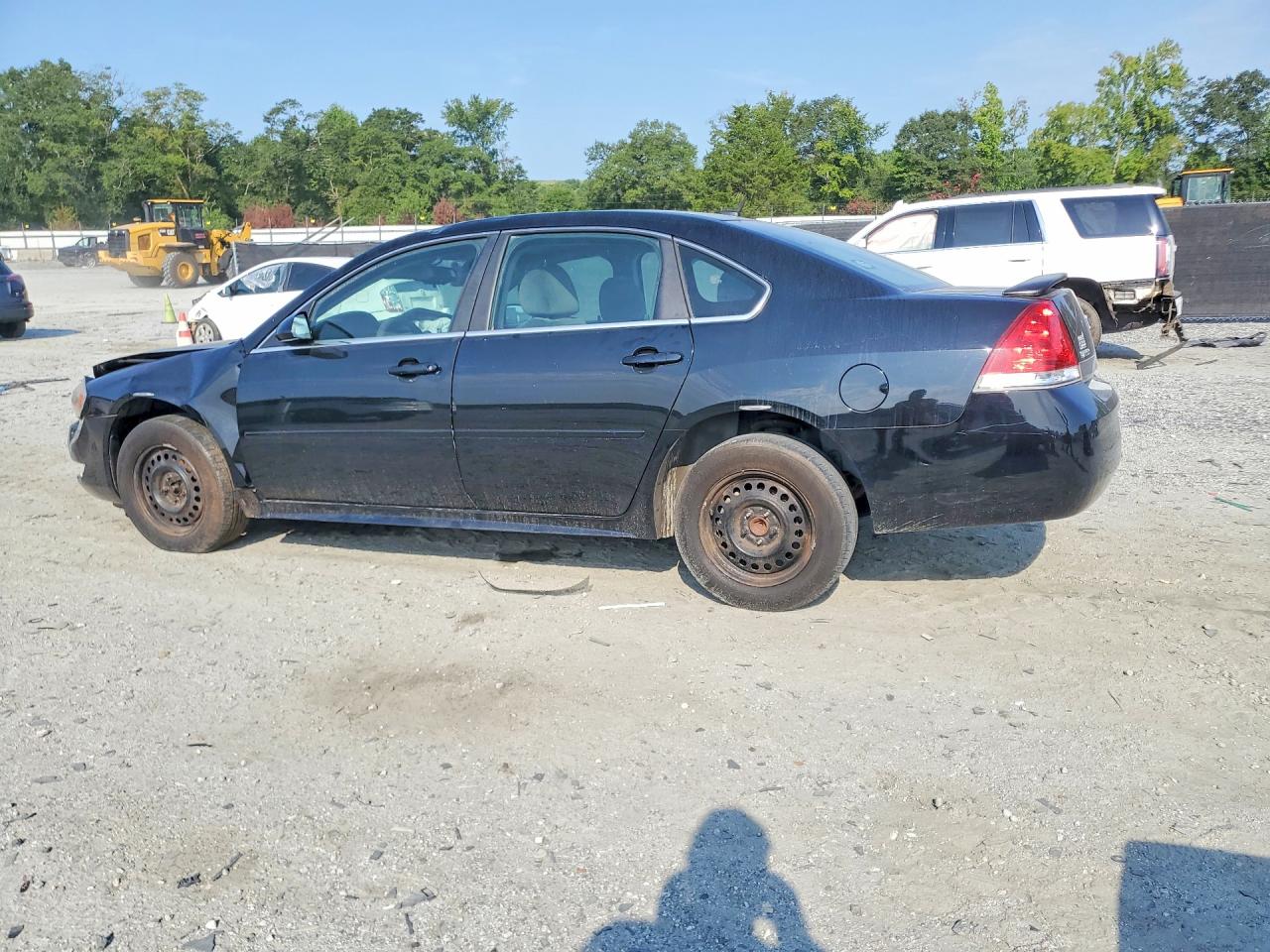 2011 Chevrolet Impala Ls Black vin: 2G1WF5EK9B1160796
