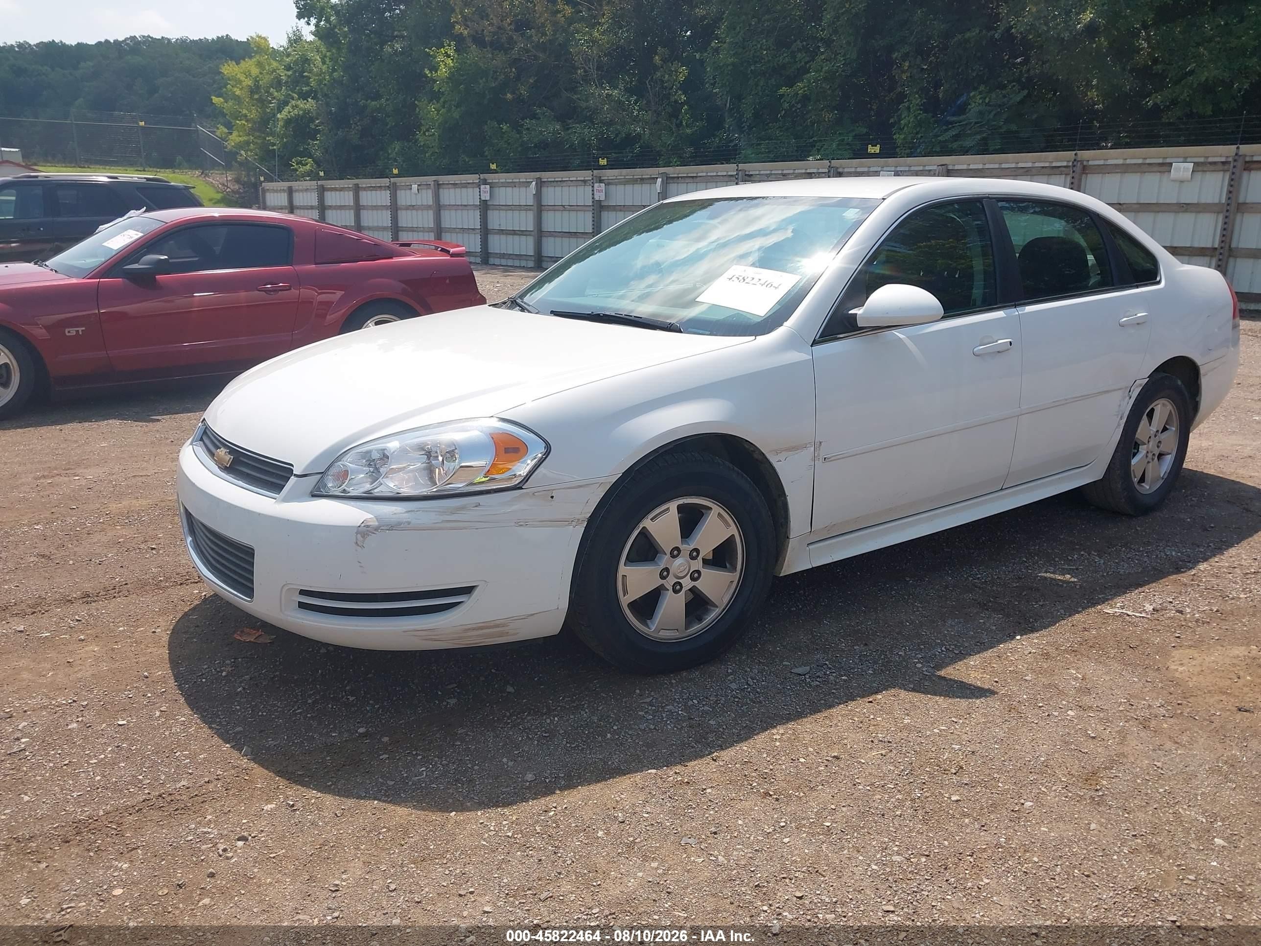 2011 Chevrolet Impala Ls White vin: 2G1WF5EKXB1125426
