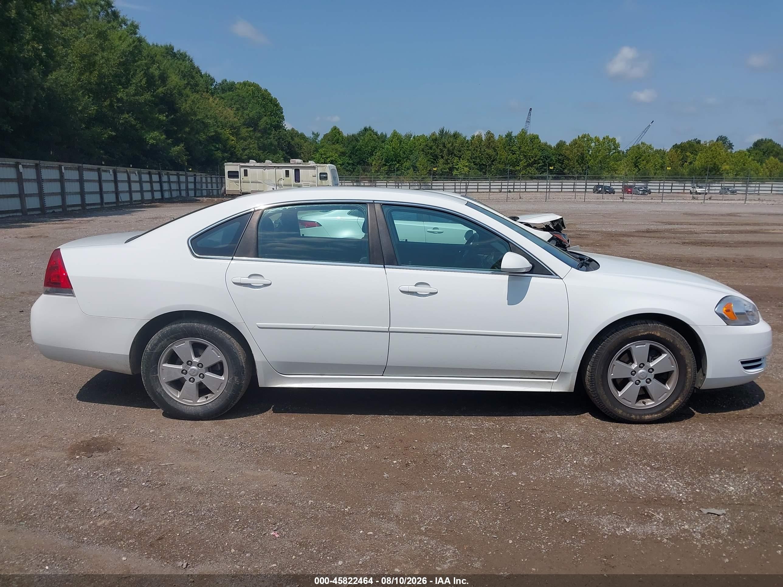 2011 Chevrolet Impala Ls White vin: 2G1WF5EKXB1125426