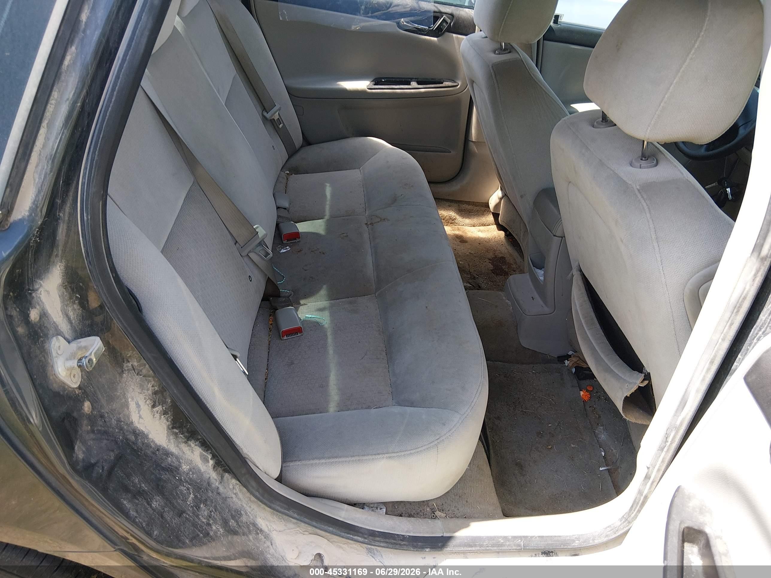 2011 Chevrolet Impala Ls Gray vin: 2G1WF5EKXB1145496