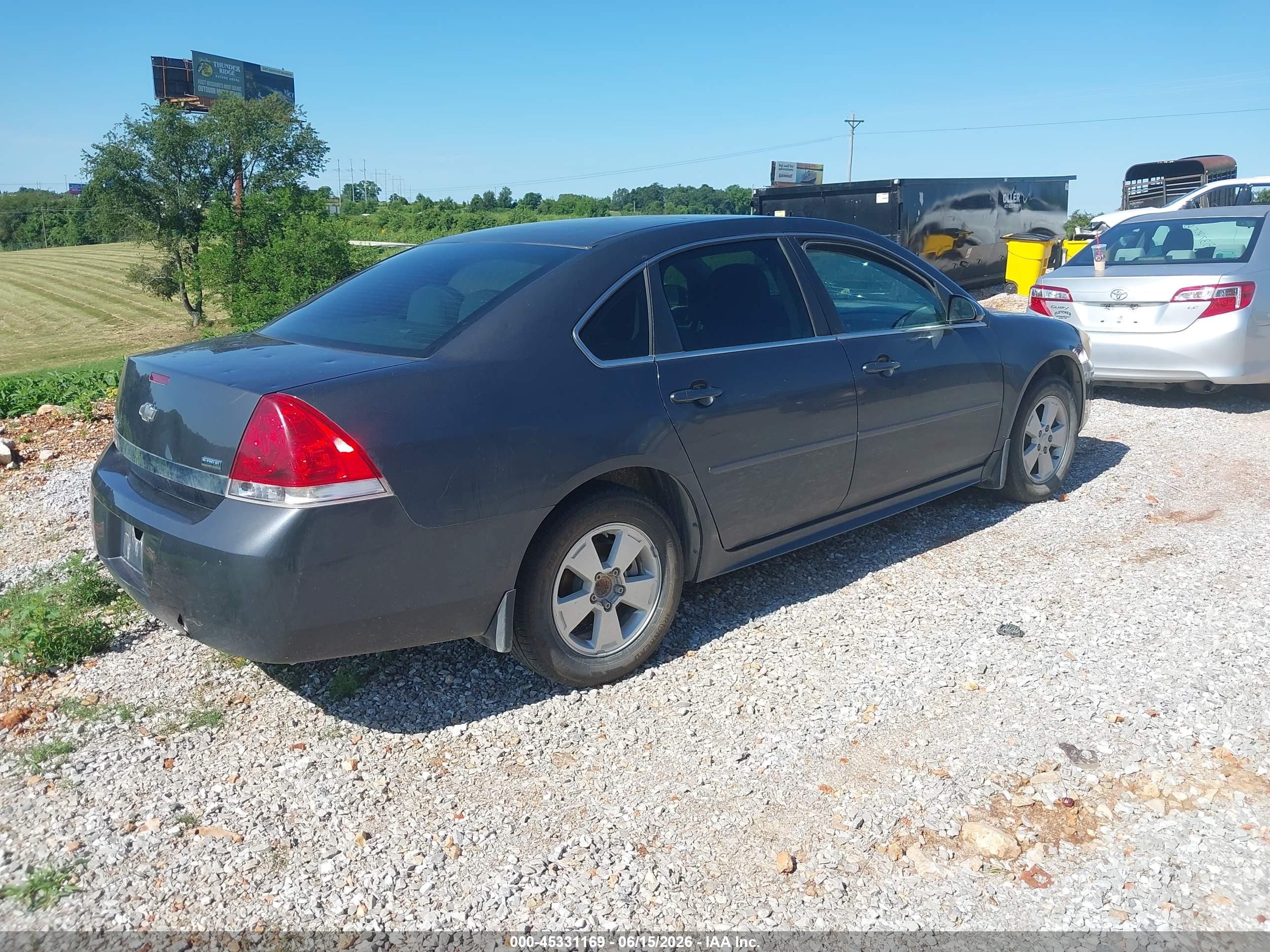 2011 Chevrolet Impala Ls Gray vin: 2G1WF5EKXB1145496