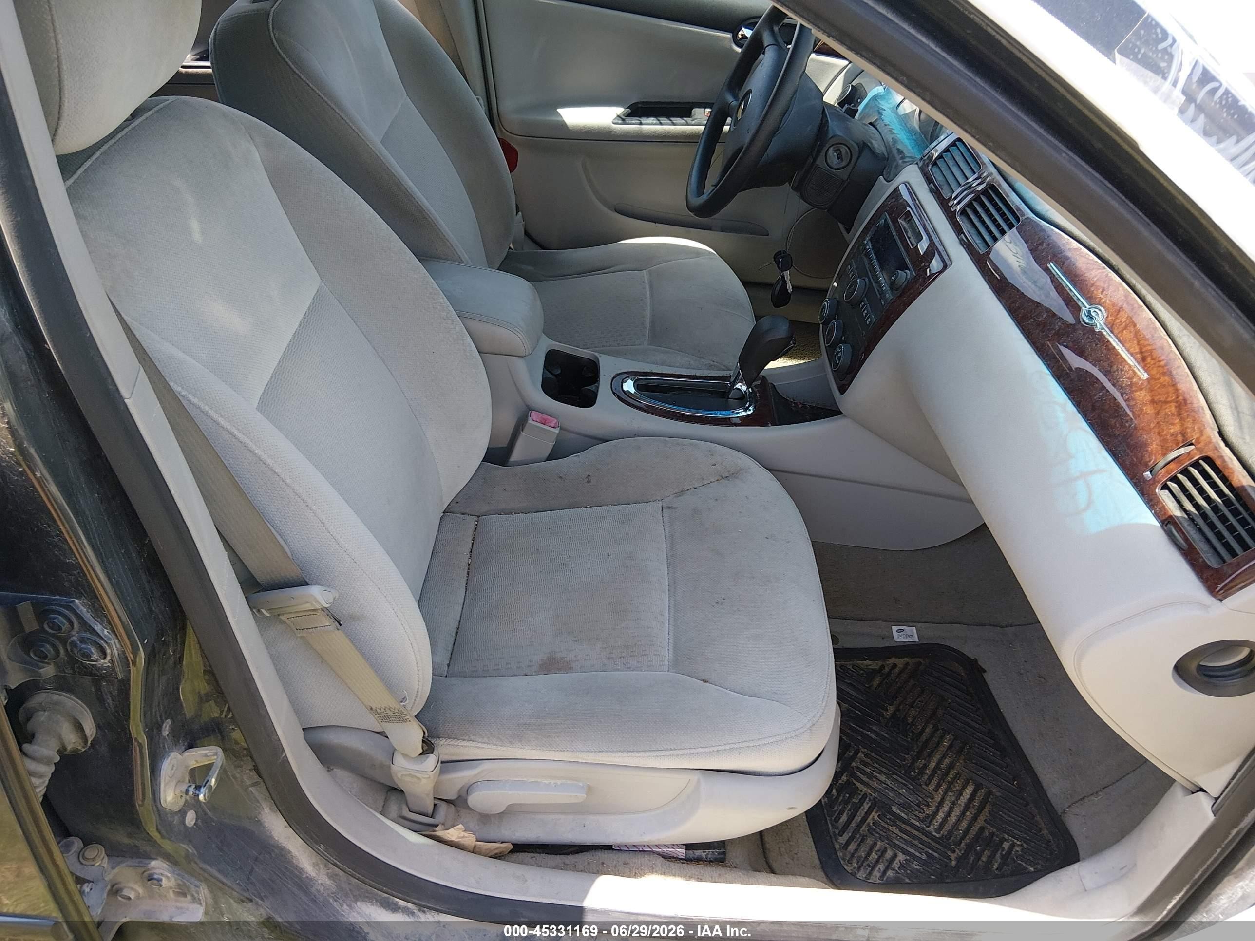 2011 Chevrolet Impala Ls Gray vin: 2G1WF5EKXB1145496