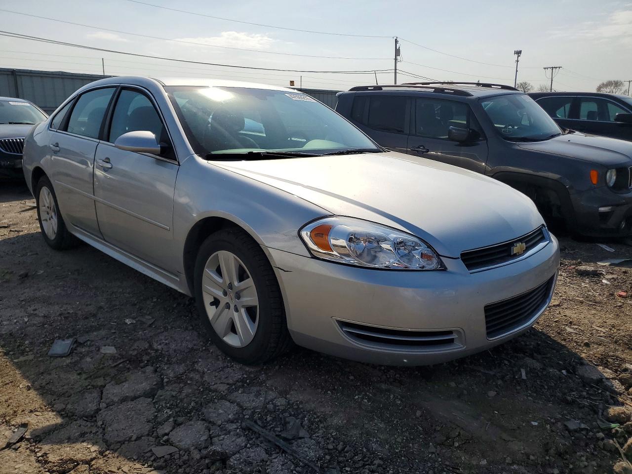 2011 Chevrolet Impala Ls Silver vin: 2G1WF5EKXB1161066