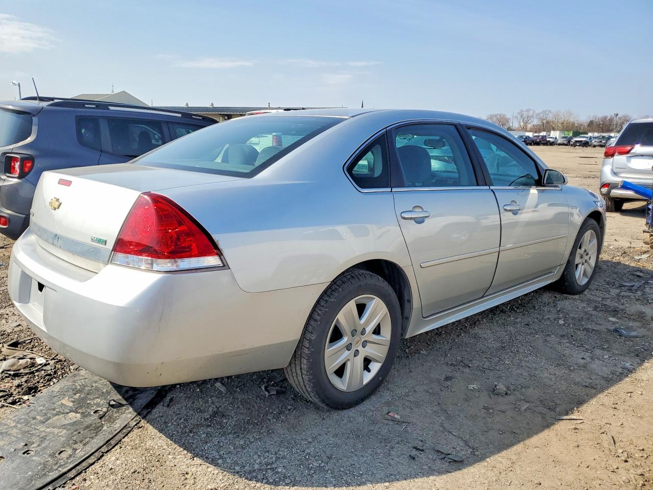 2011 Chevrolet Impala Ls Silver vin: 2G1WF5EKXB1161066