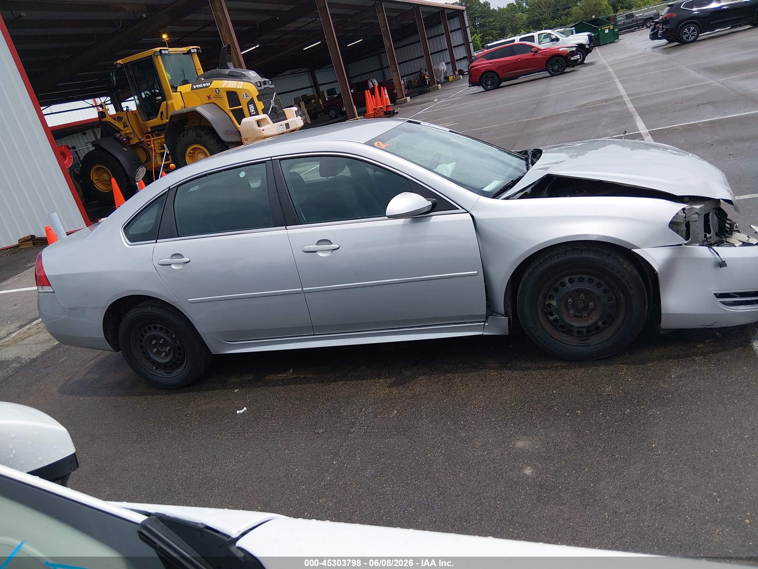 2011 Chevrolet Impala Ls Silver vin: 2G1WF5EKXB1253357