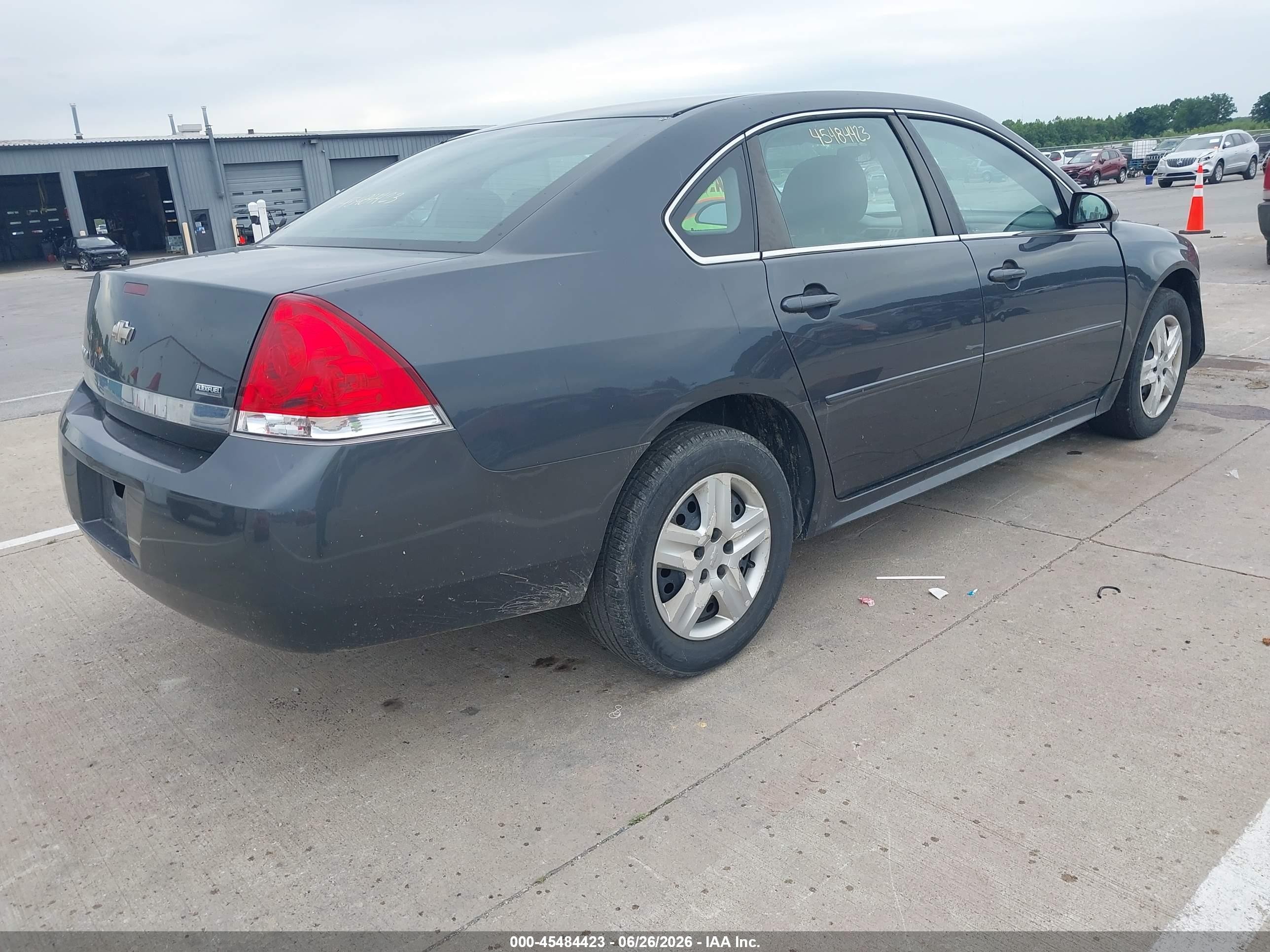 2011 Chevrolet Impala Ls Gray vin: 2G1WF5EKXB1254136