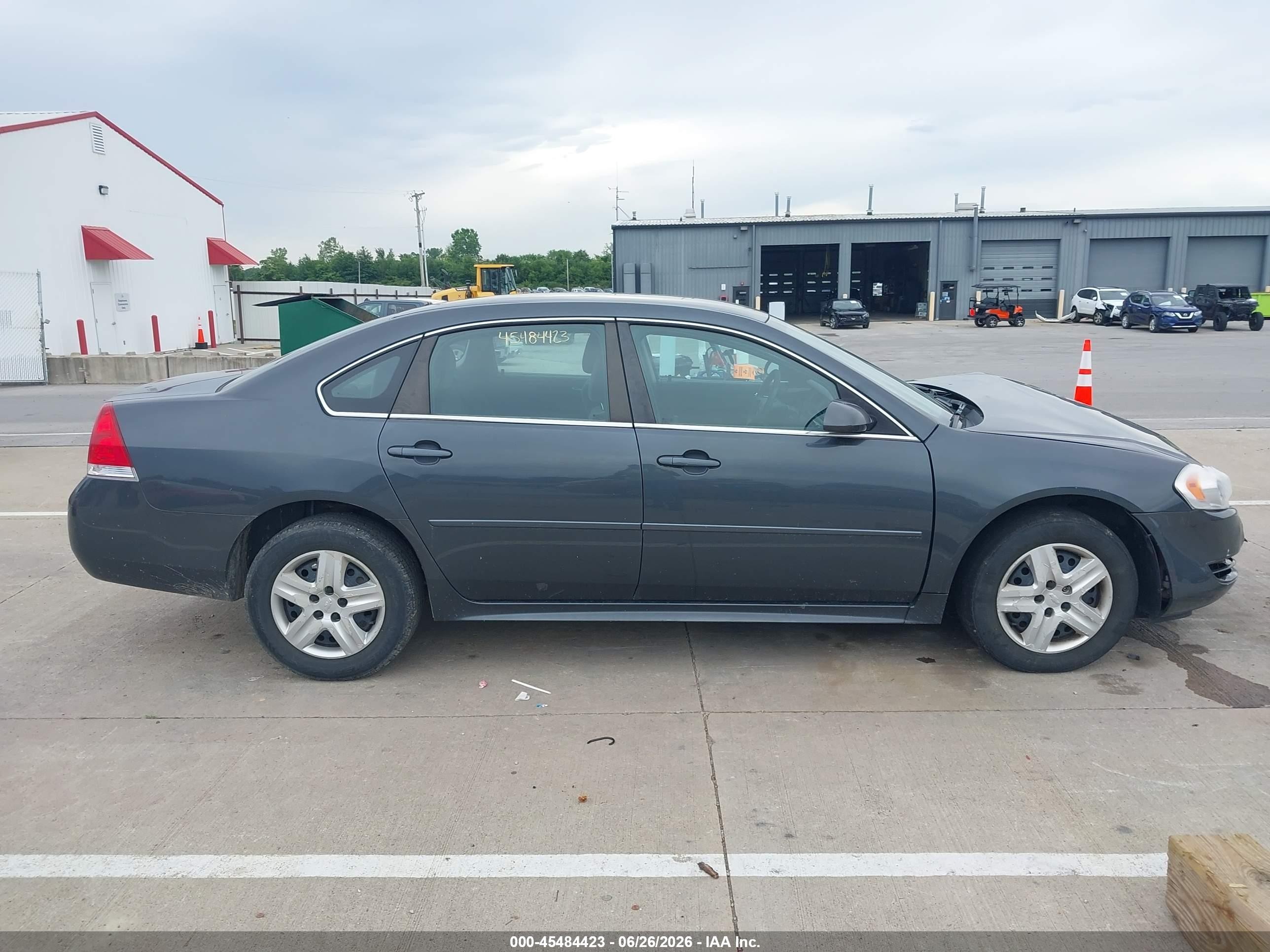 2011 Chevrolet Impala Ls Gray vin: 2G1WF5EKXB1254136