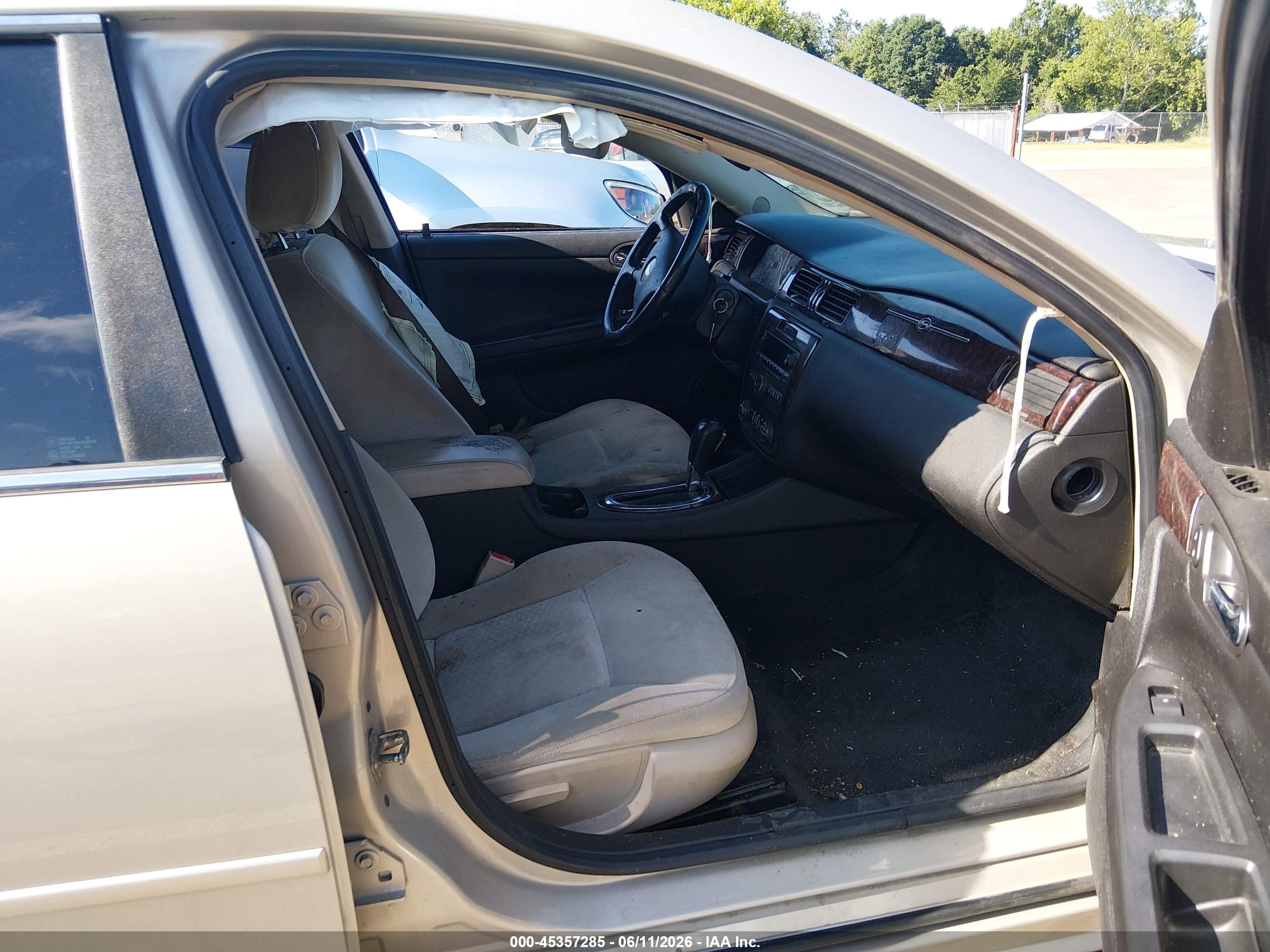 2012 Chevrolet Impala Lt Tan vin: 2G1WG5E30C1201386