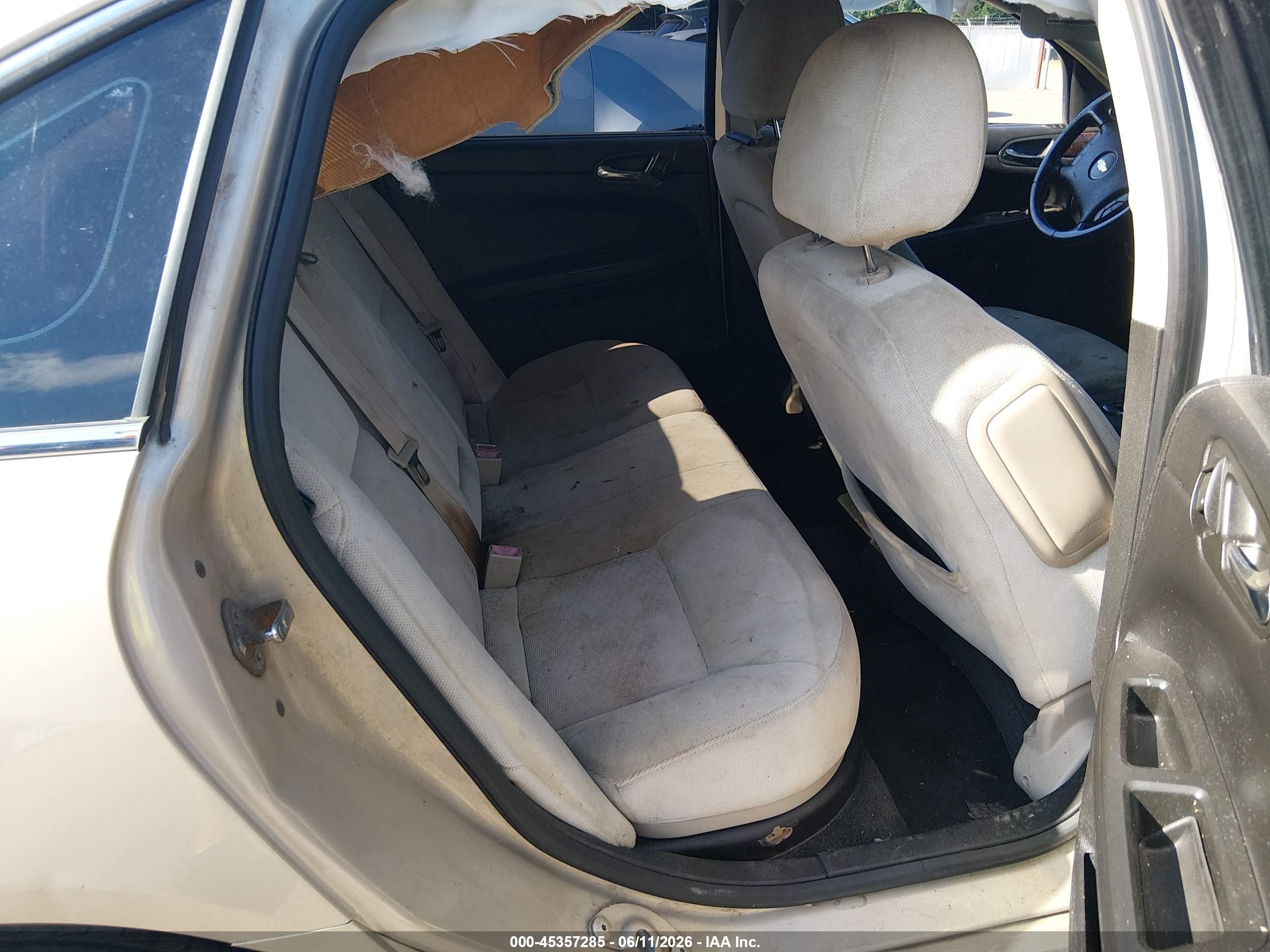 2012 Chevrolet Impala Lt Tan vin: 2G1WG5E30C1201386