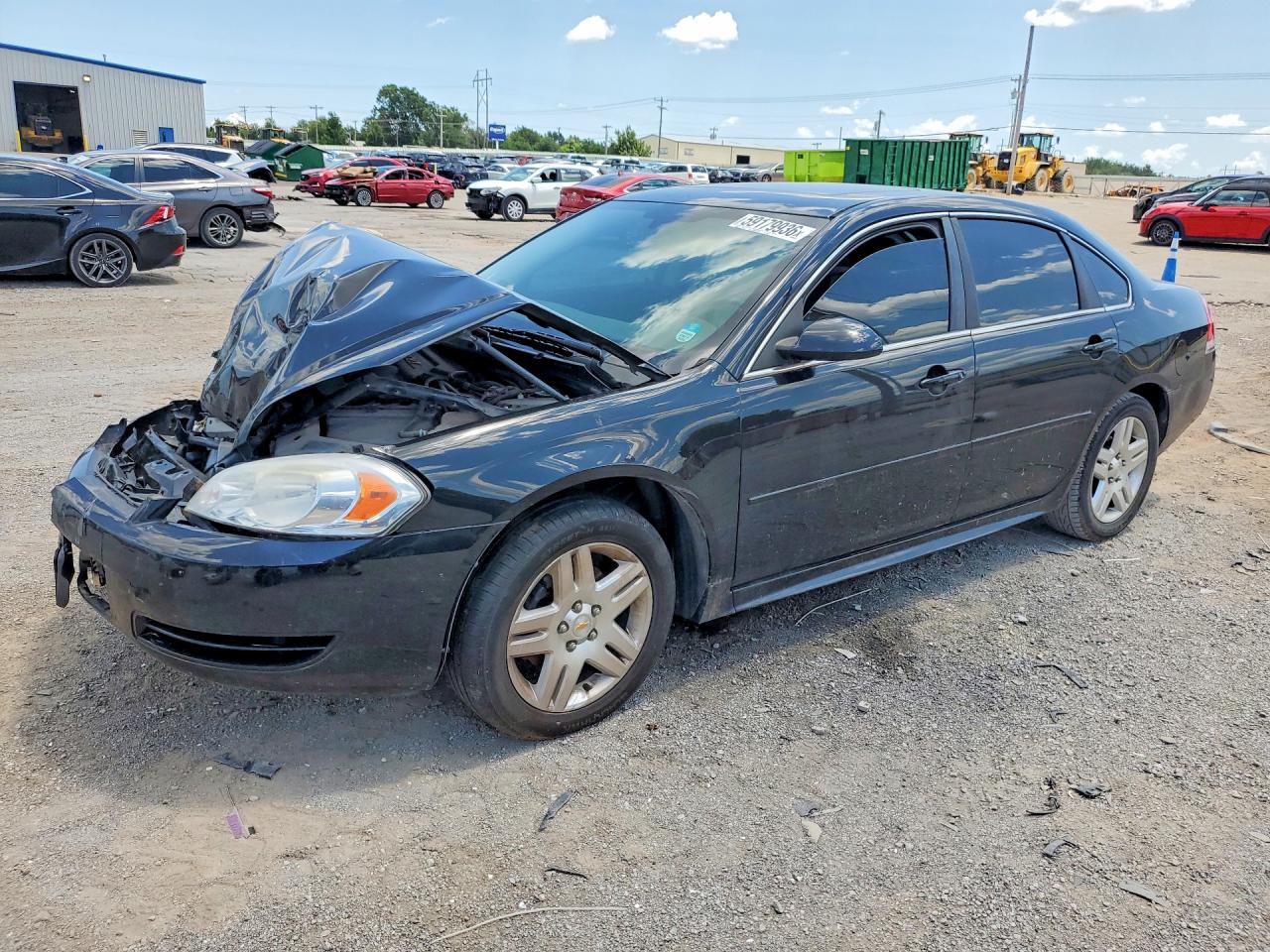 2012 Chevrolet Impala Lt Black vin: 2G1WG5E30C1292837
