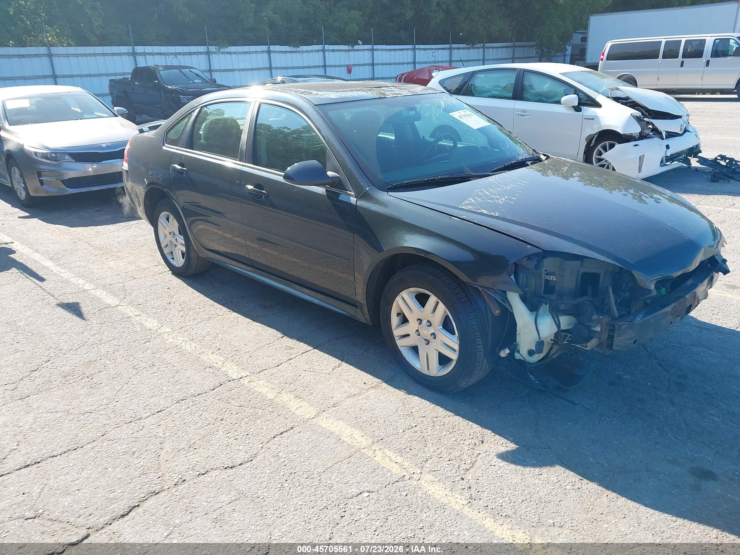 2013 Chevrolet Impala Lt Gray vin: 2G1WG5E30D1160713