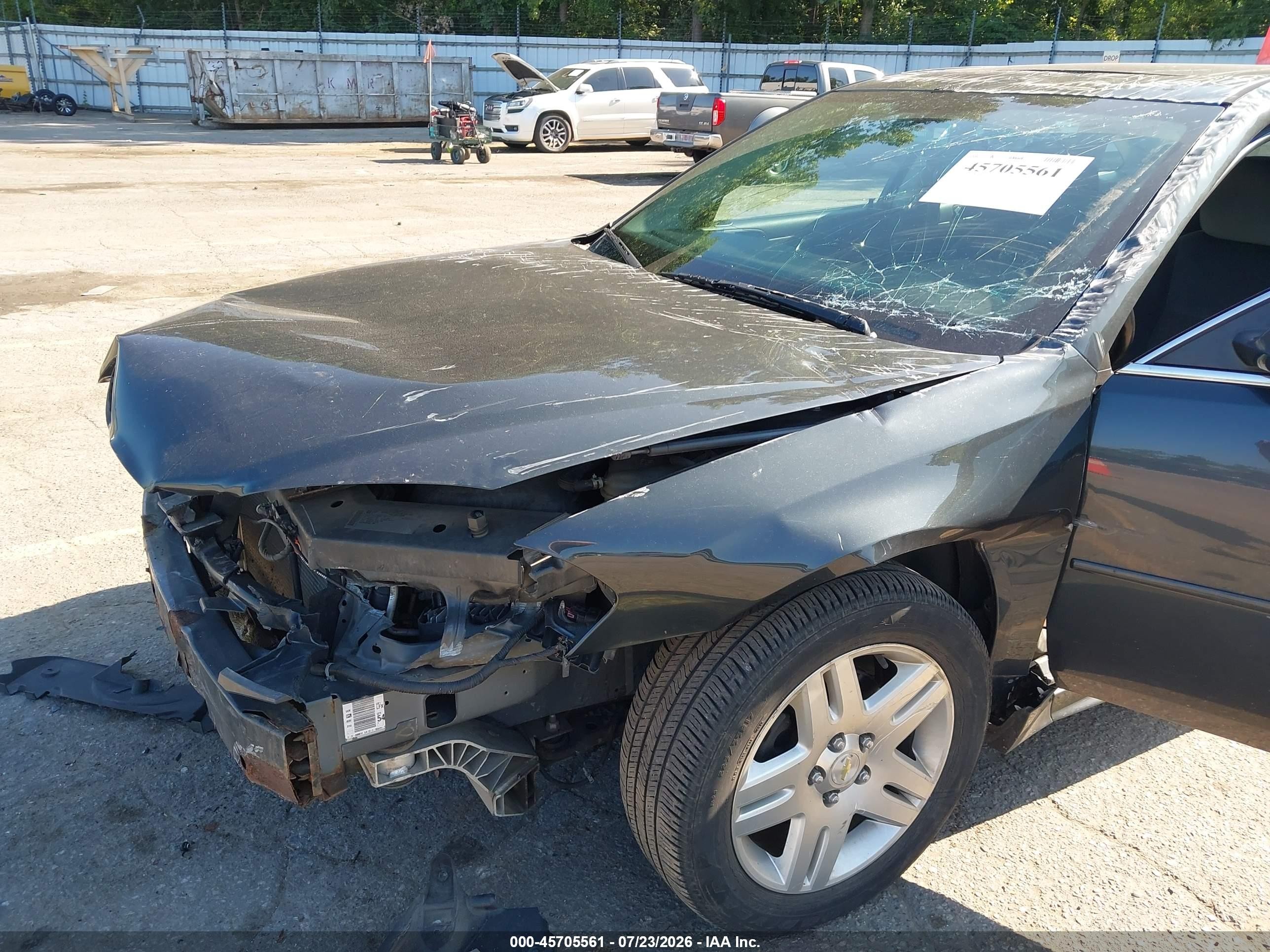 2013 Chevrolet Impala Lt Gray vin: 2G1WG5E30D1160713