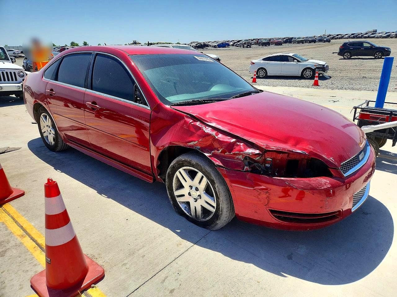 2013 Chevrolet Impala Lt Red vin: 2G1WG5E30D1211224