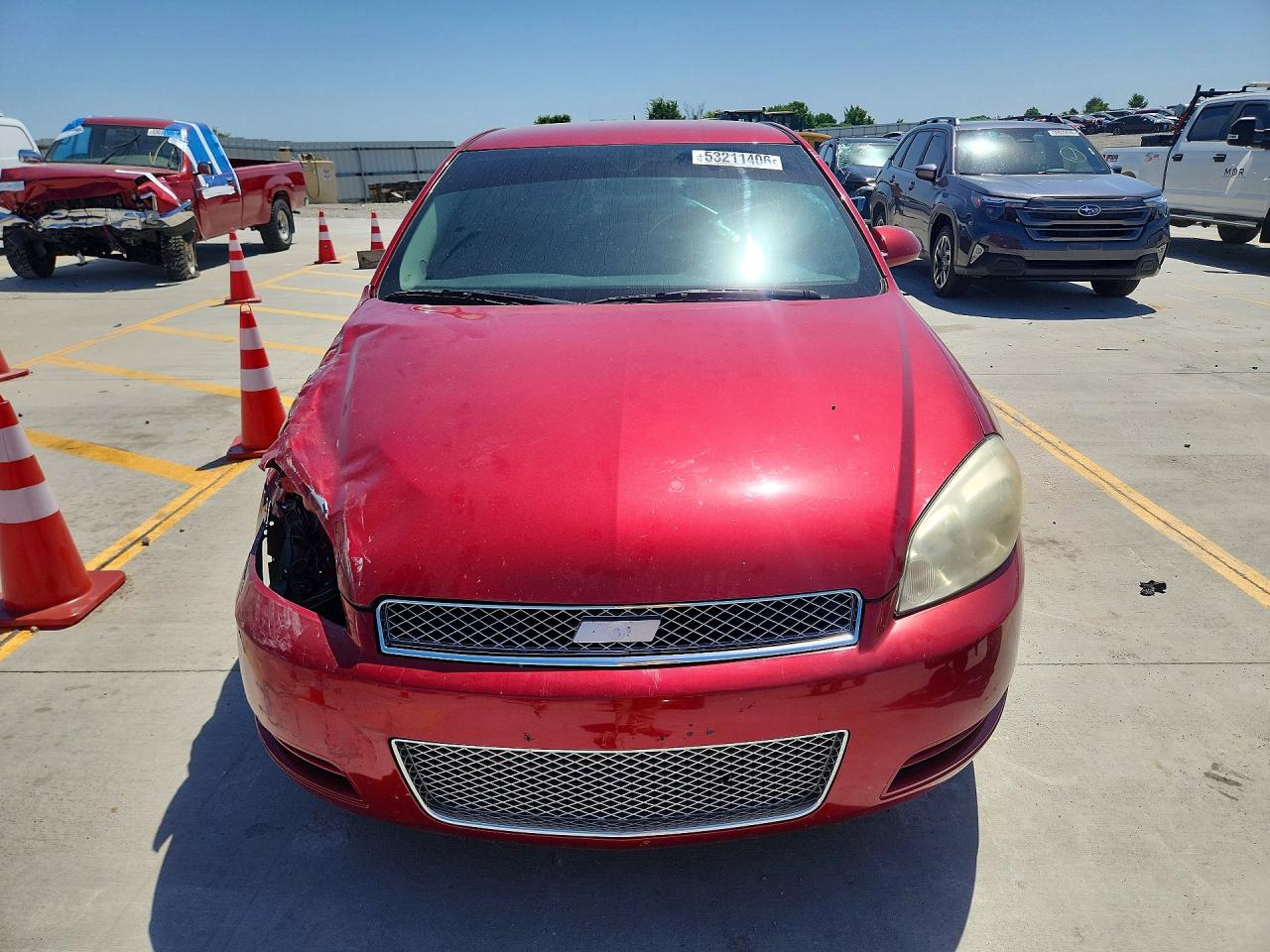 2013 Chevrolet Impala Lt Red vin: 2G1WG5E30D1211224