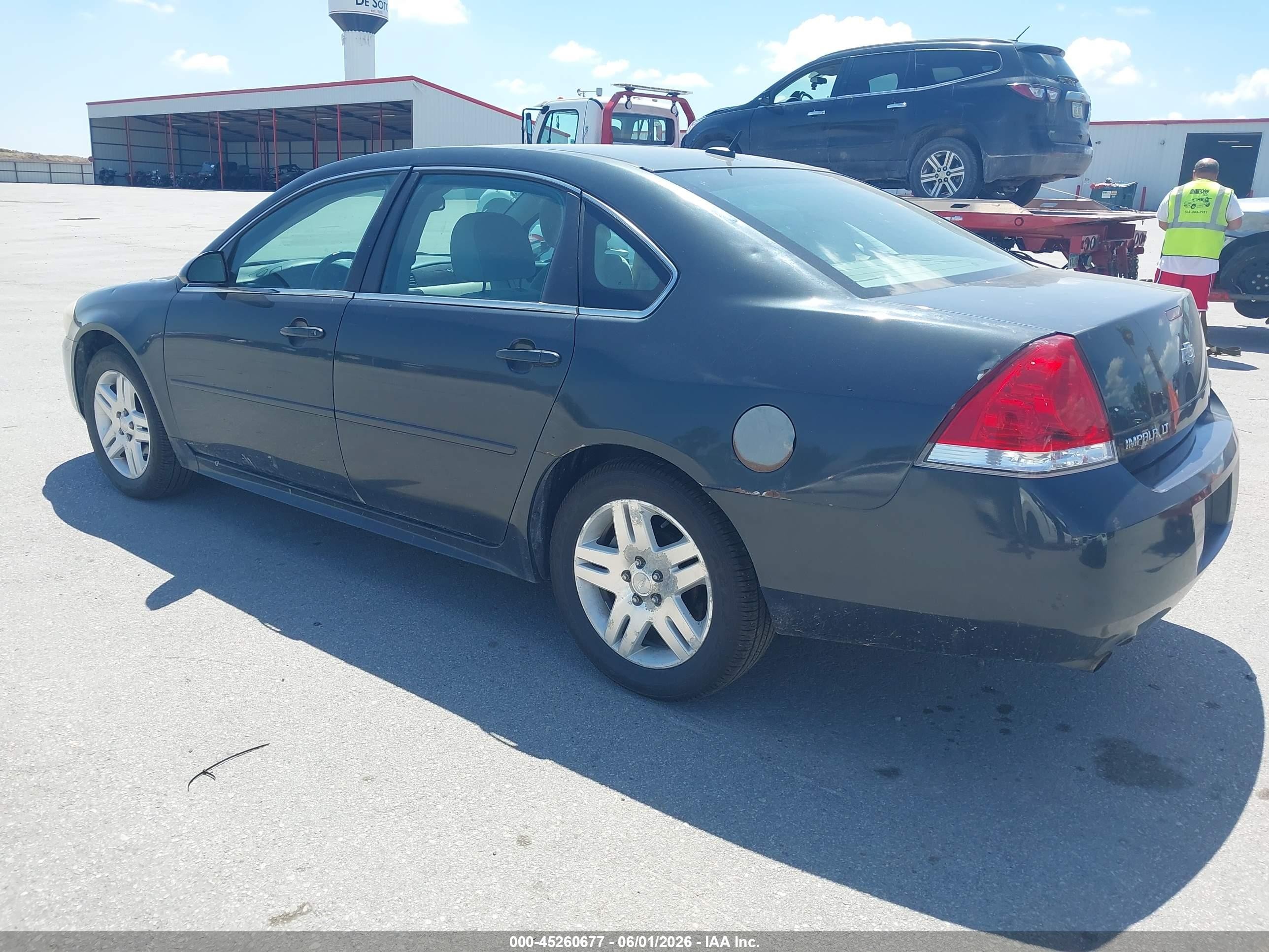 2013 Chevrolet Impala Lt Gray vin: 2G1WG5E30D1240254