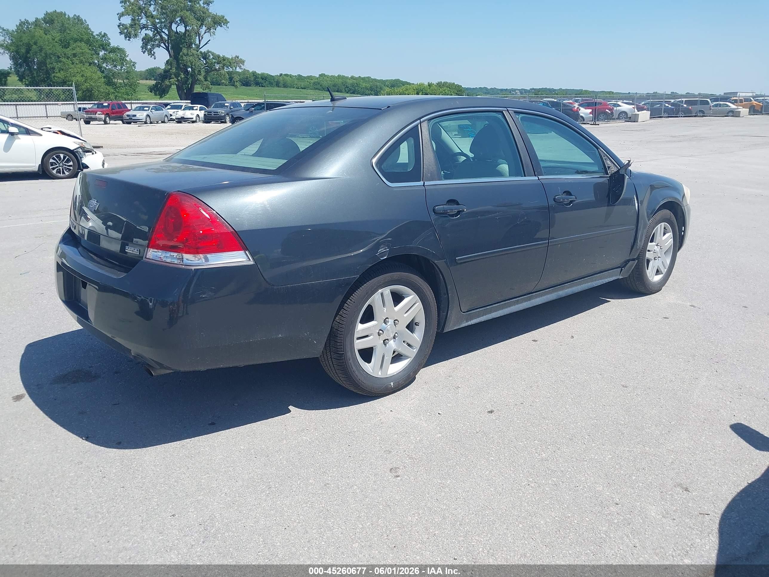 2013 Chevrolet Impala Lt Gray vin: 2G1WG5E30D1240254