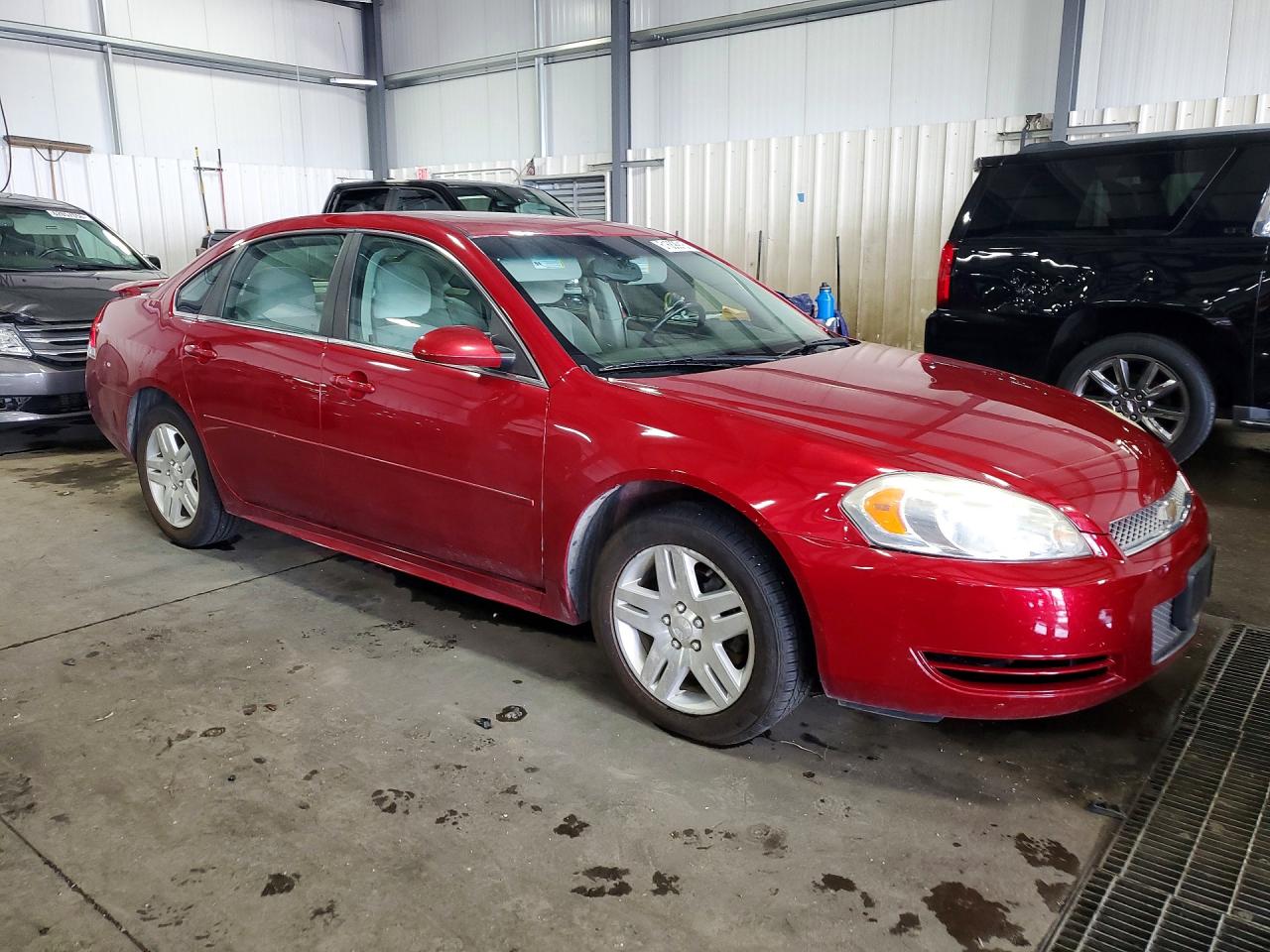2013 Chevrolet Impala Lt Red vin: 2G1WG5E30D1254333
