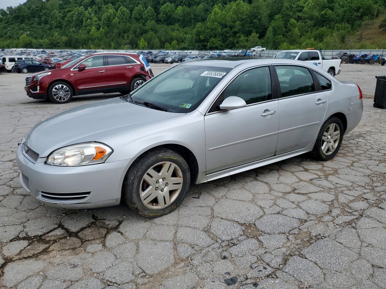 2013 Chevrolet Impala Lt Silver vin: 2G1WG5E30D1257412