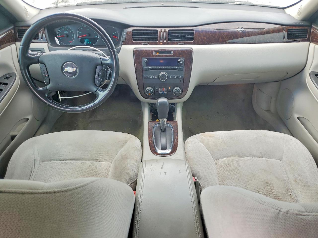 2012 Chevrolet Impala Lt White vin: 2G1WG5E31C1134944