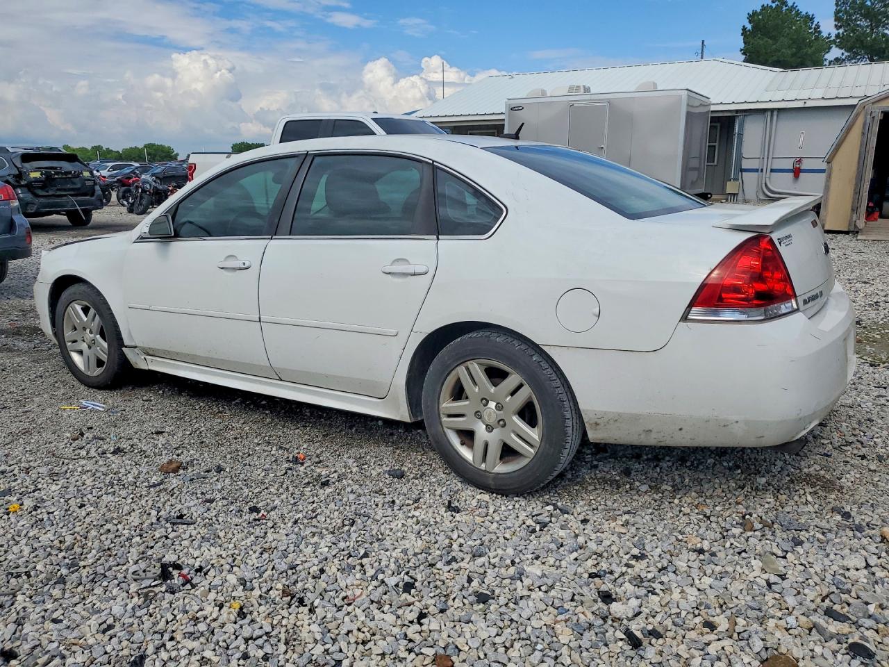 2012 Chevrolet Impala Lt White vin: 2G1WG5E31C1134944