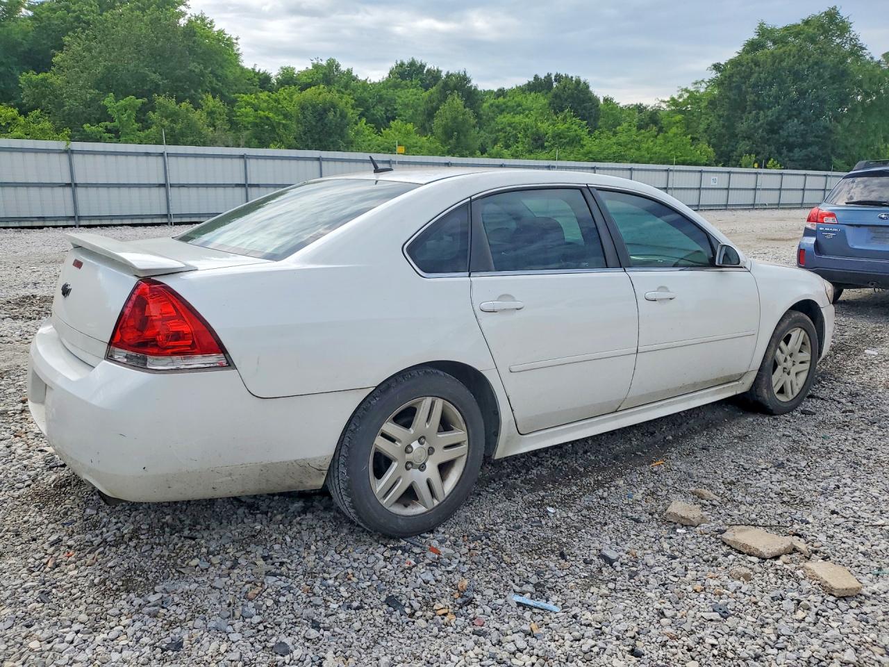 2012 Chevrolet Impala Lt White vin: 2G1WG5E31C1134944