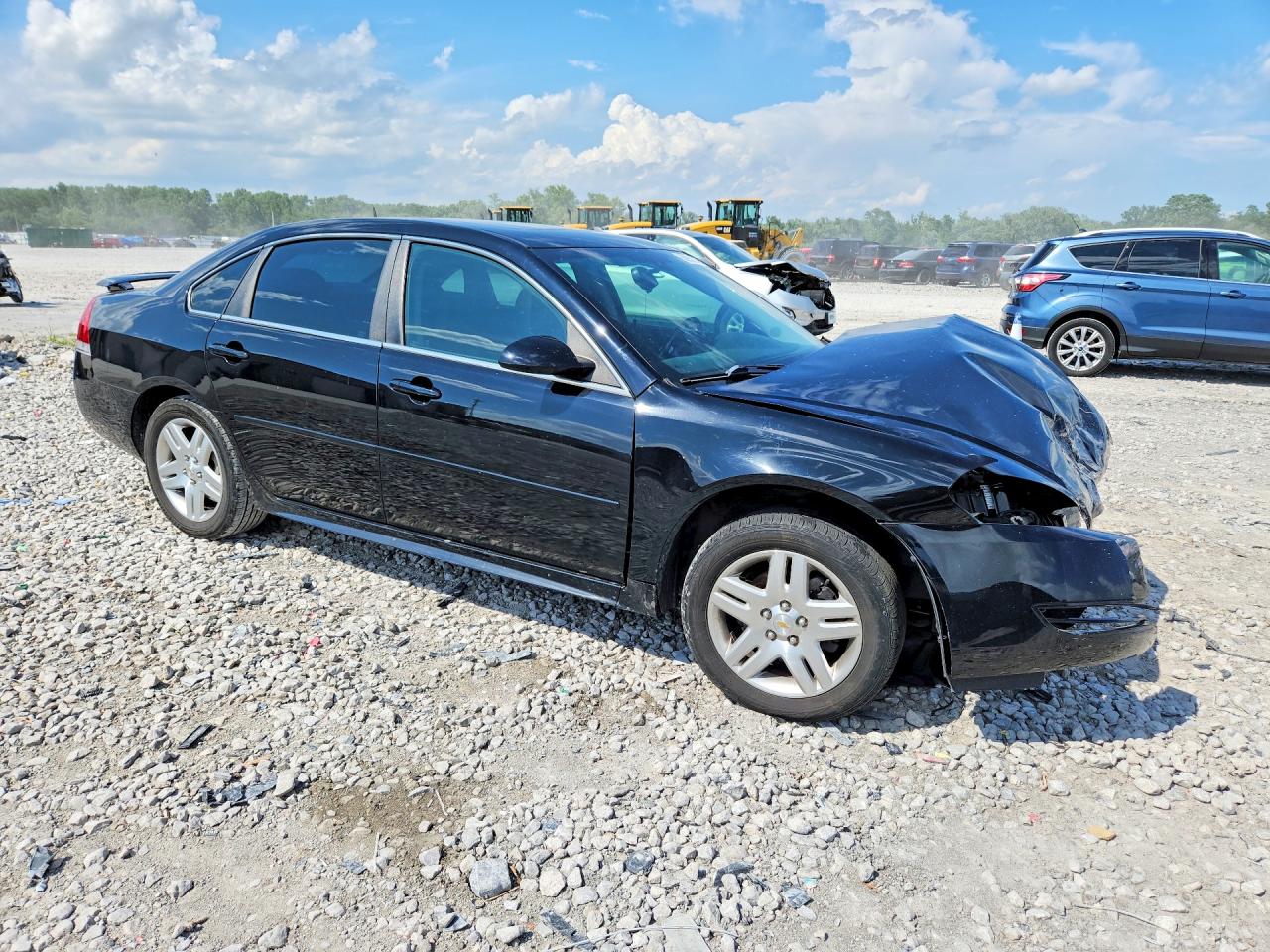 2012 Chevrolet Impala Lt Black vin: 2G1WG5E31C1163120
