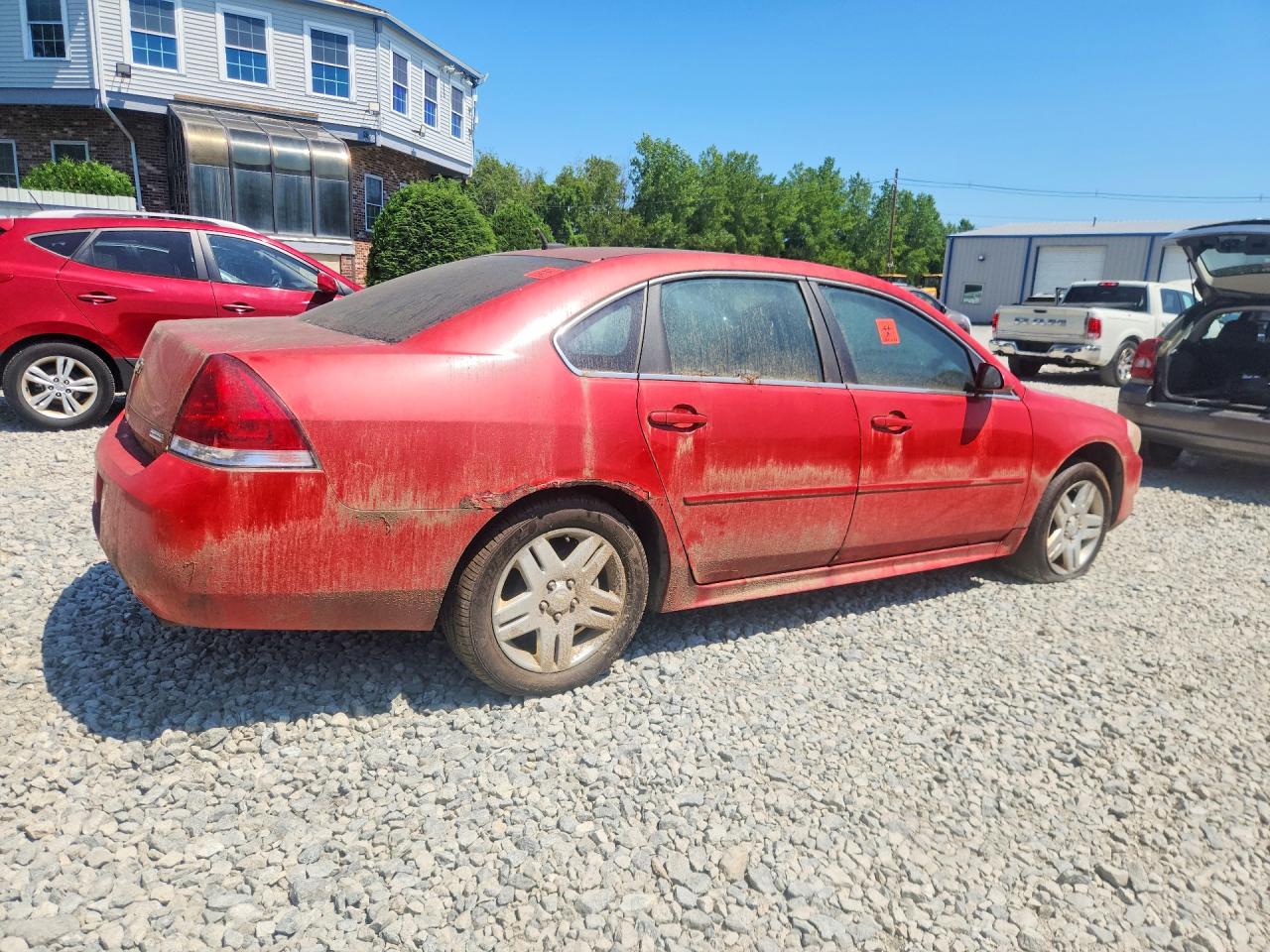 2012 Chevrolet Impala Lt Red vin: 2G1WG5E31C1220349