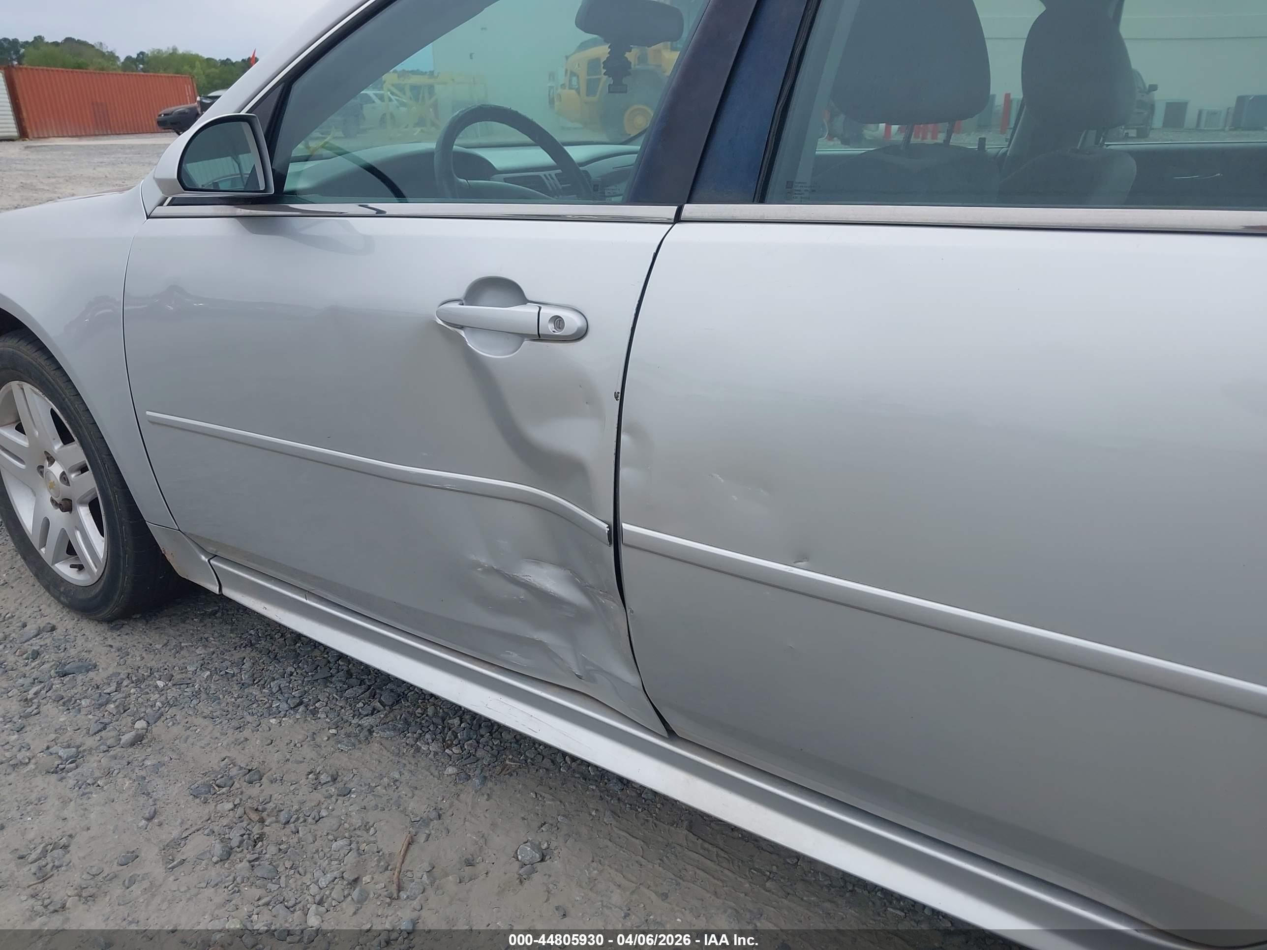 2012 Chevrolet Impala Lt Silver vin: 2G1WG5E31C1232128