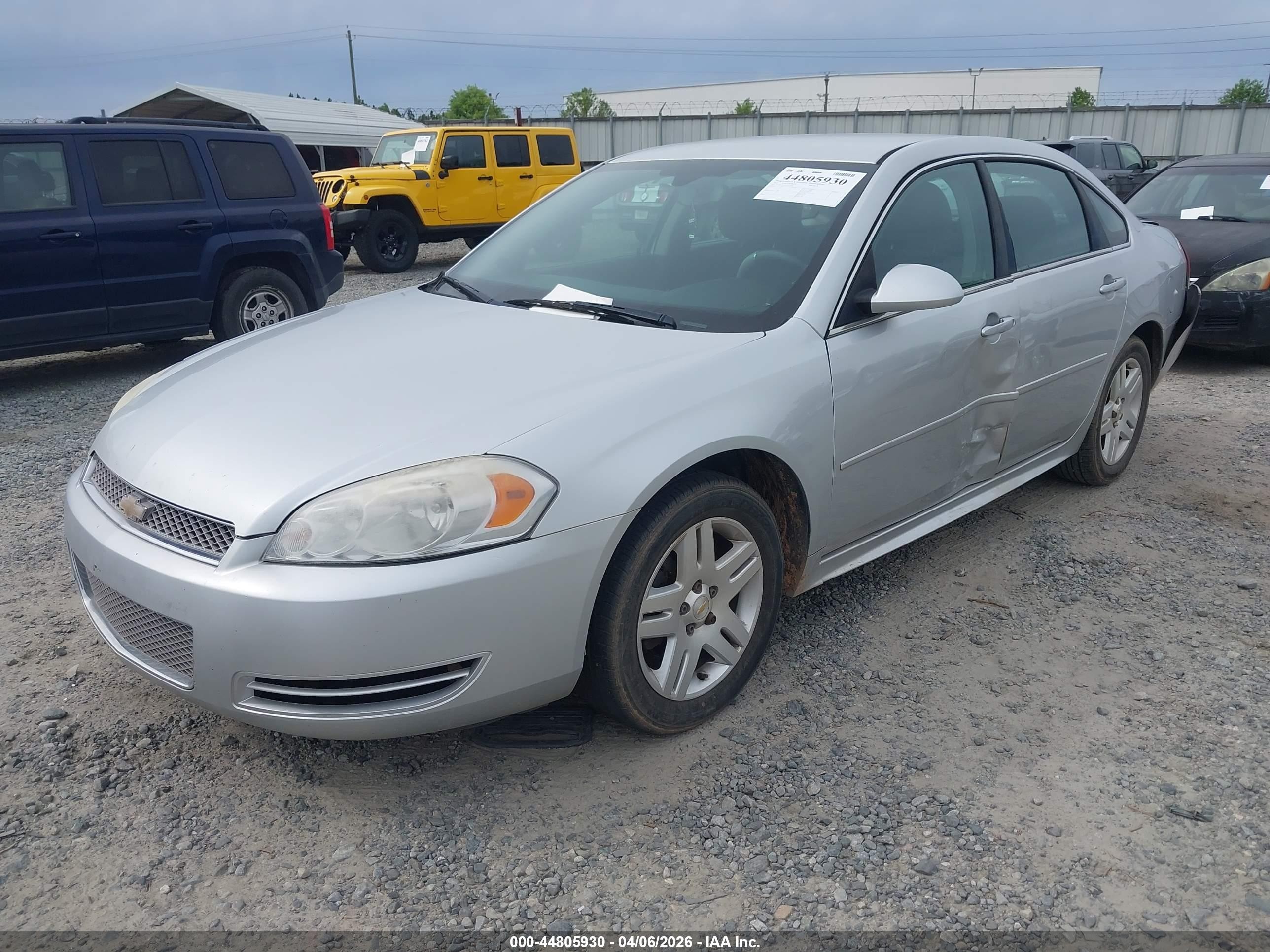 2012 Chevrolet Impala Lt Silver vin: 2G1WG5E31C1232128