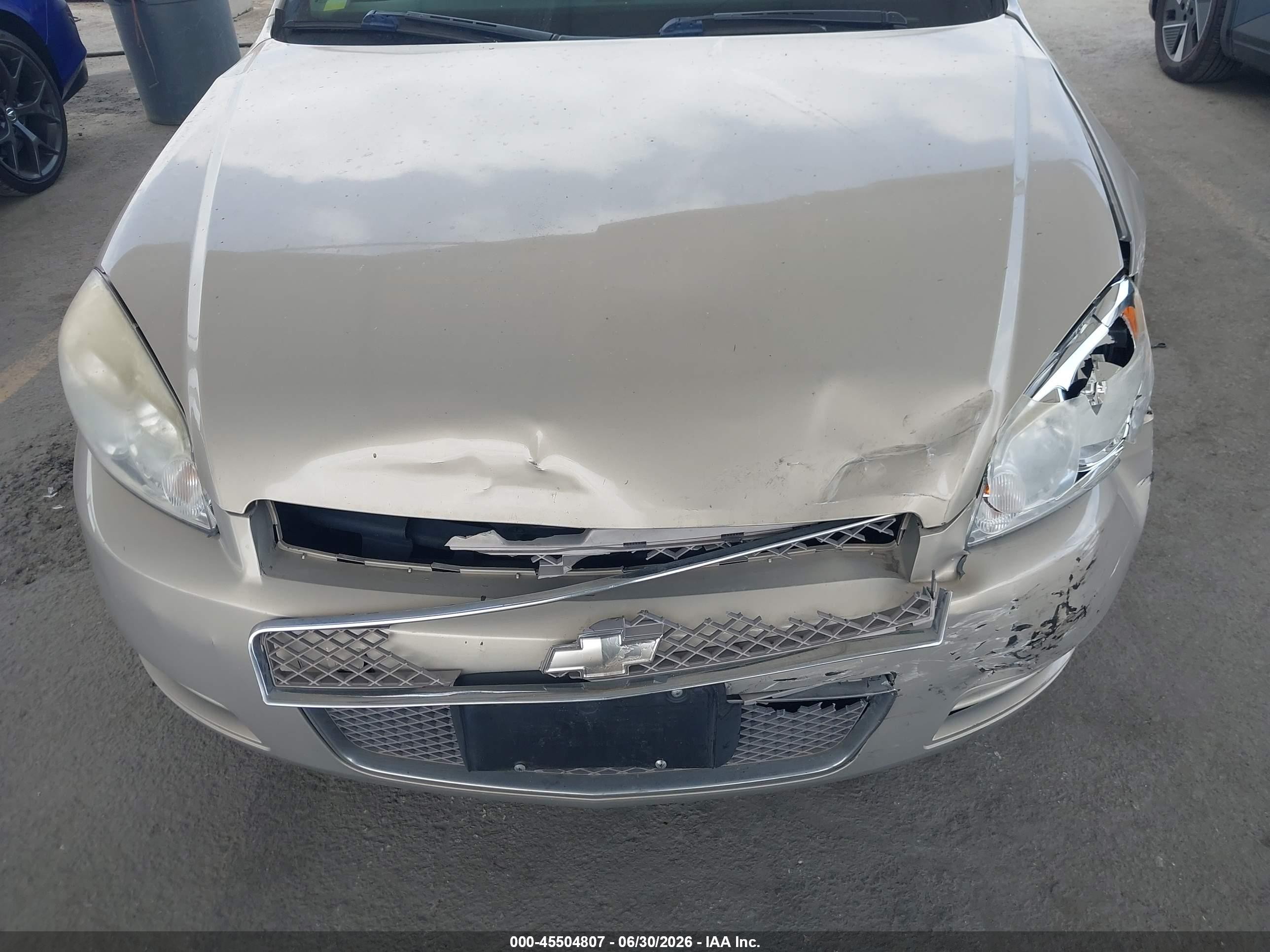 2012 Chevrolet Impala Lt Gold vin: 2G1WG5E31C1298775