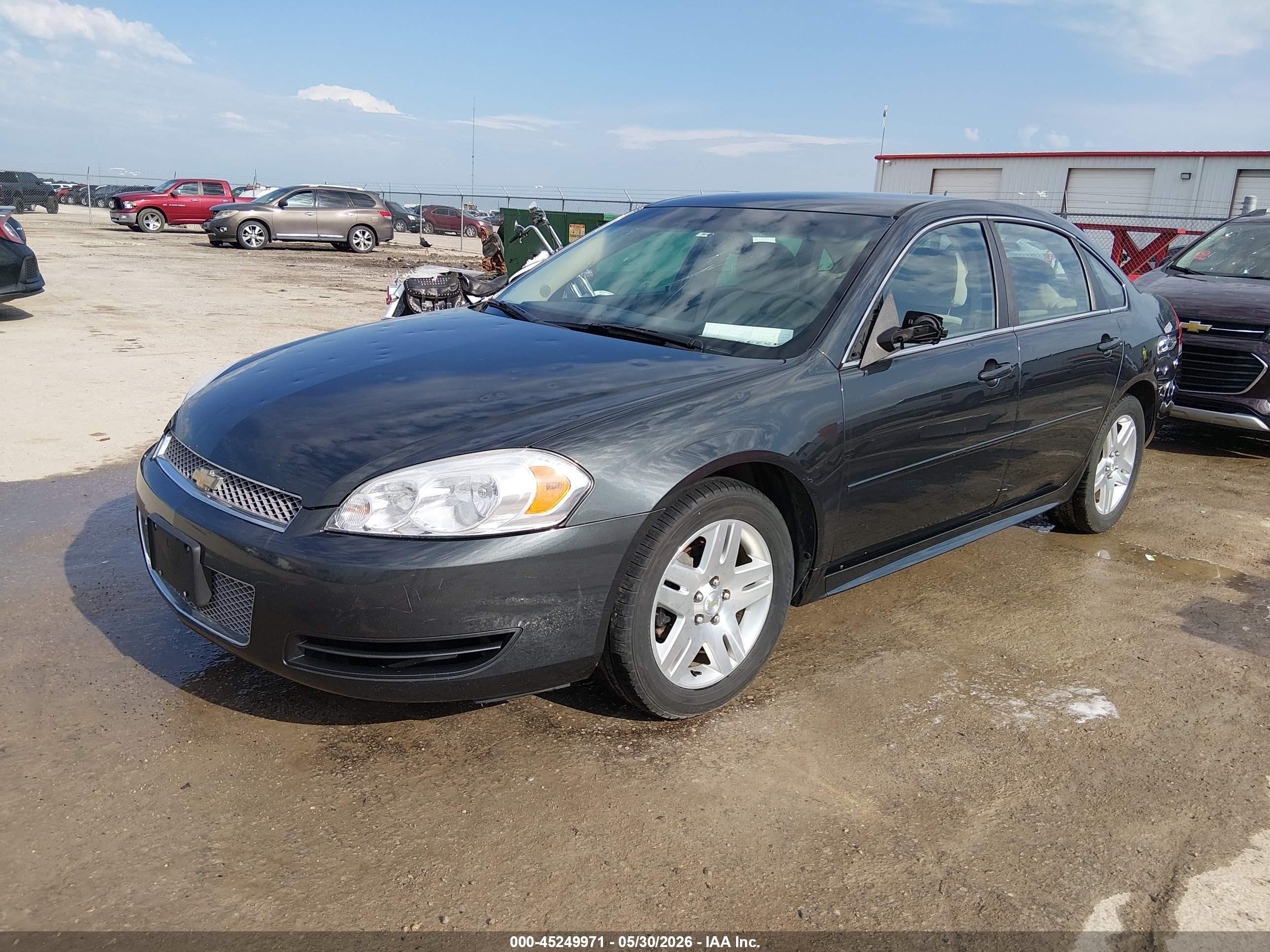 2012 Chevrolet Impala Lt Black vin: 2G1WG5E31C1315185