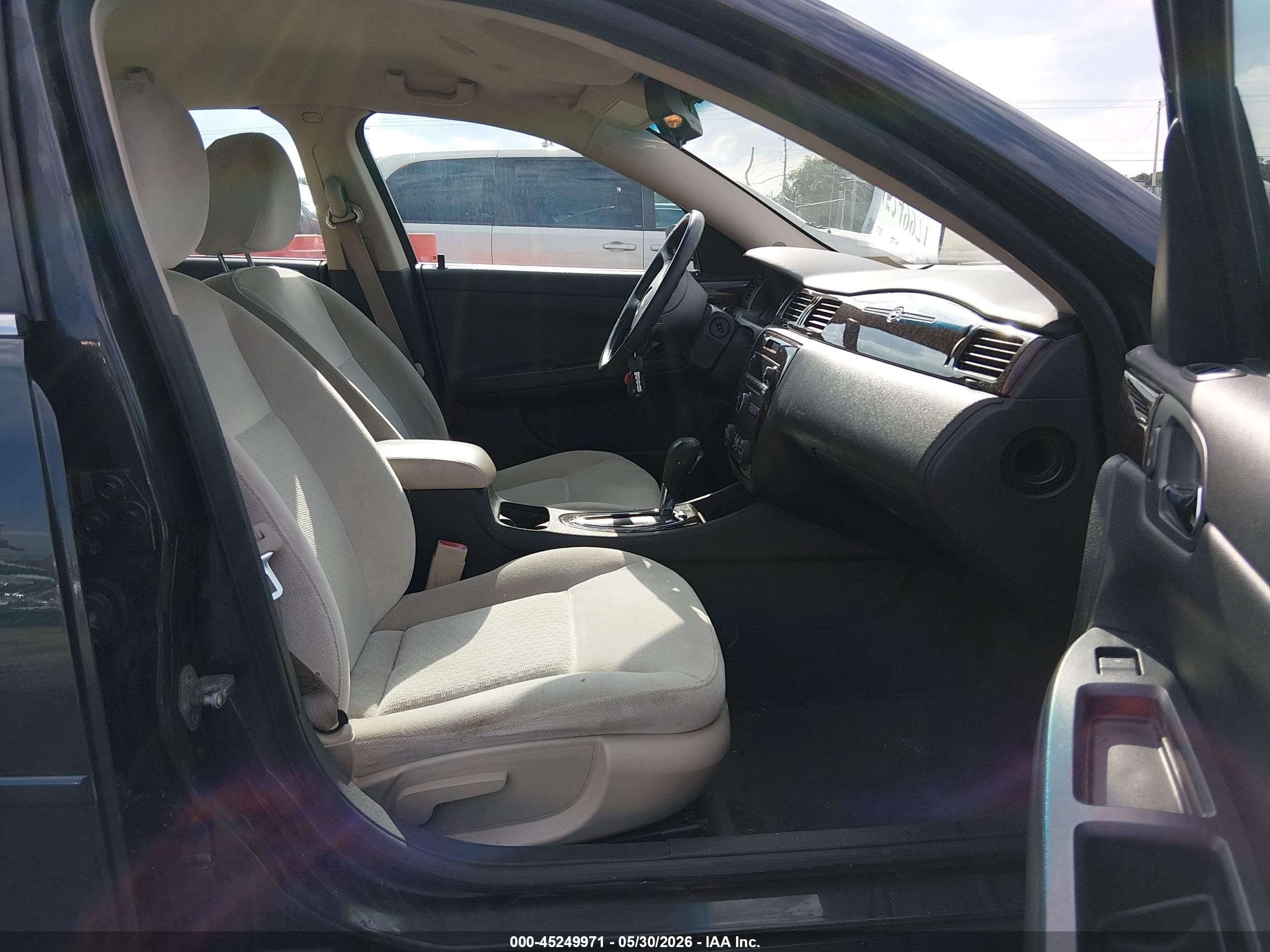 2012 Chevrolet Impala Lt Black vin: 2G1WG5E31C1315185