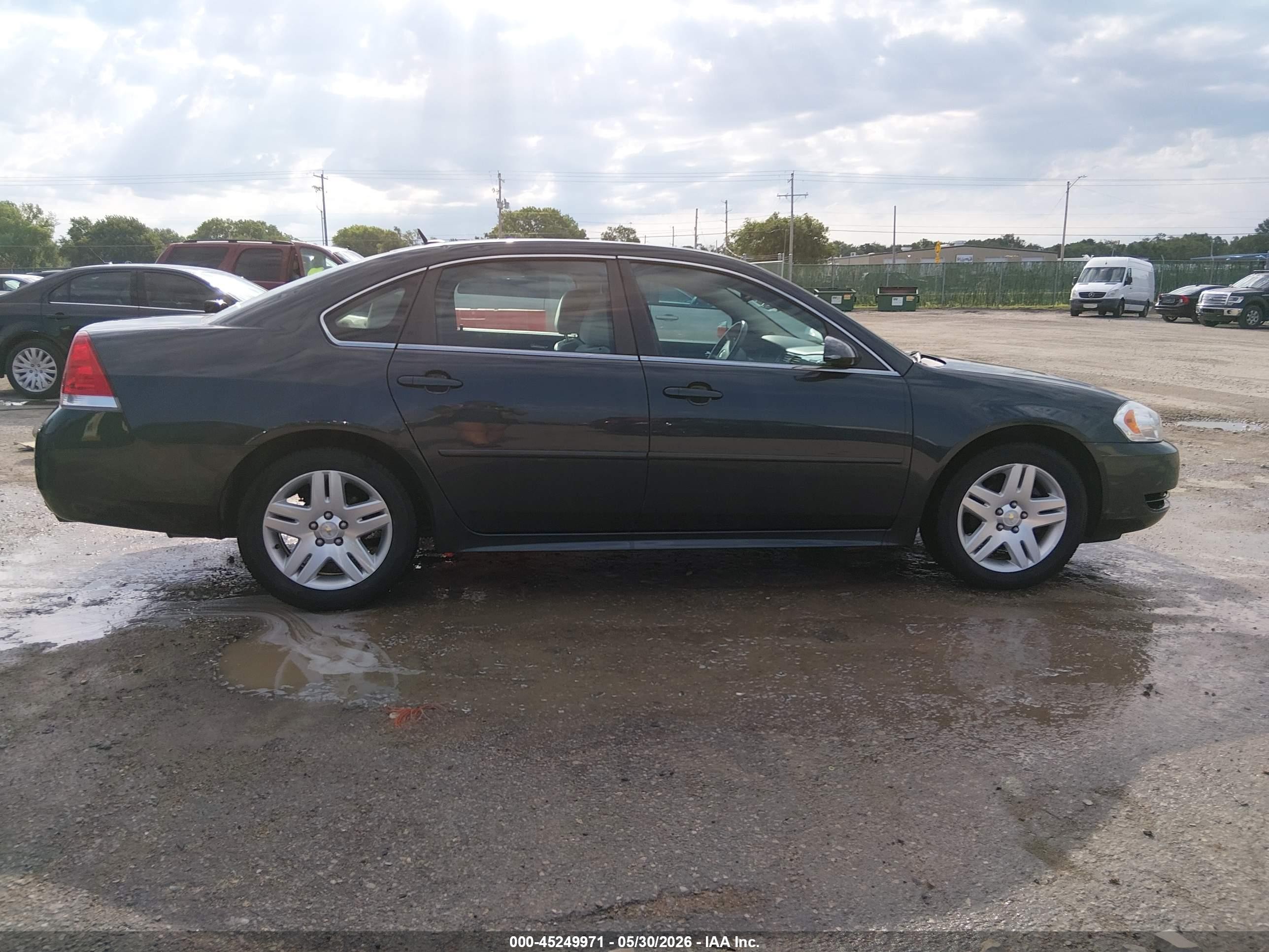 2012 Chevrolet Impala Lt Black vin: 2G1WG5E31C1315185