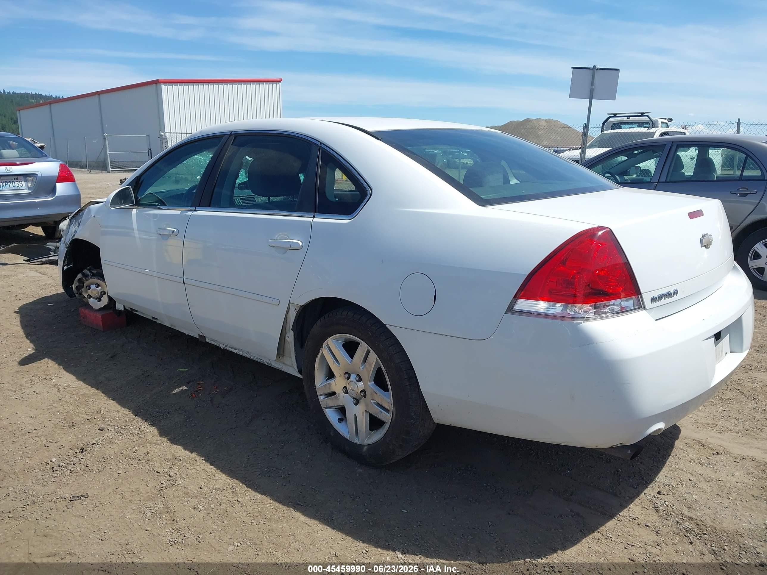 2012 Chevrolet Impala Lt White vin: 2G1WG5E31C1316238