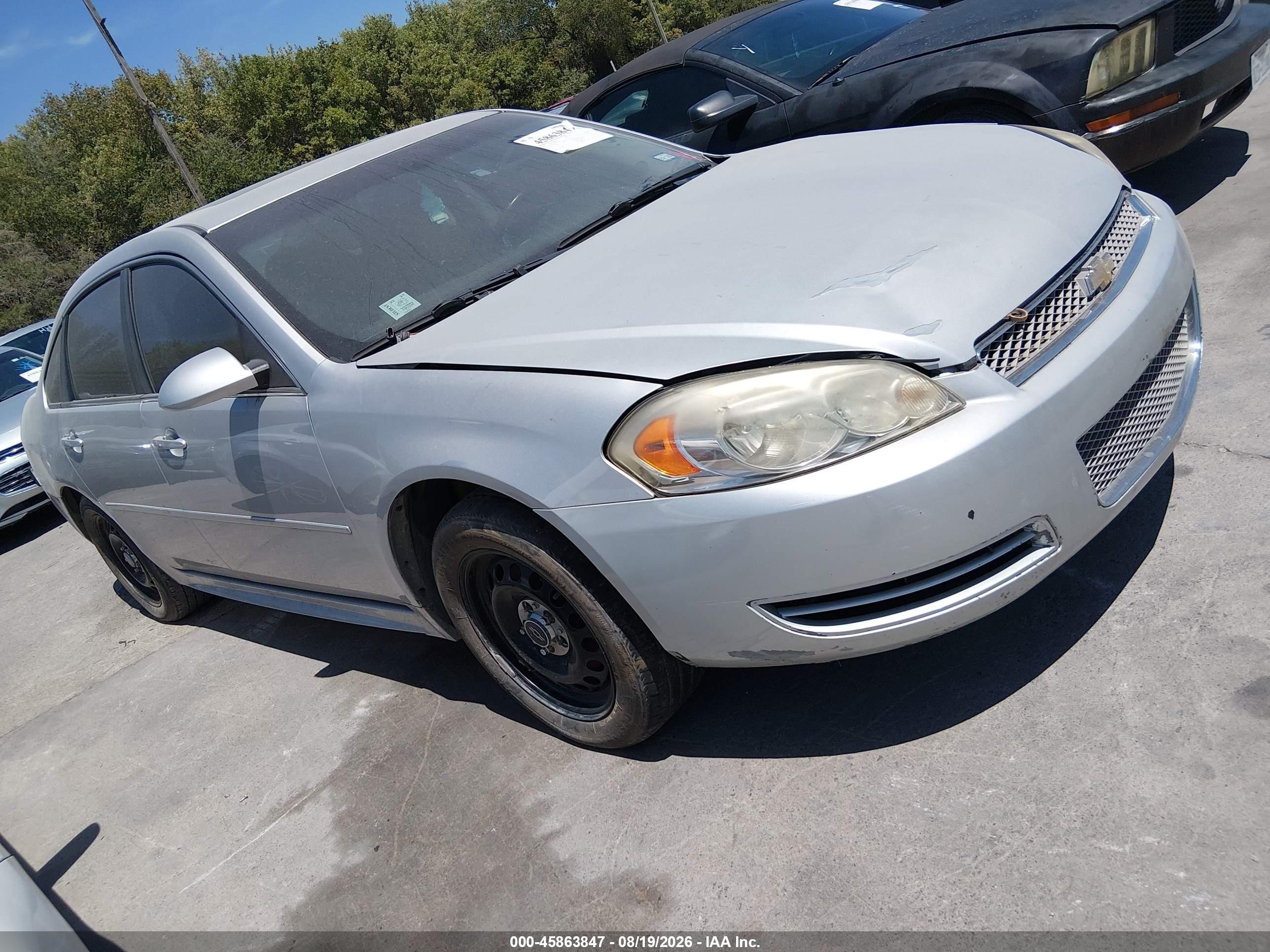 2013 Chevrolet Impala Lt Silver vin: 2G1WG5E31D1207778