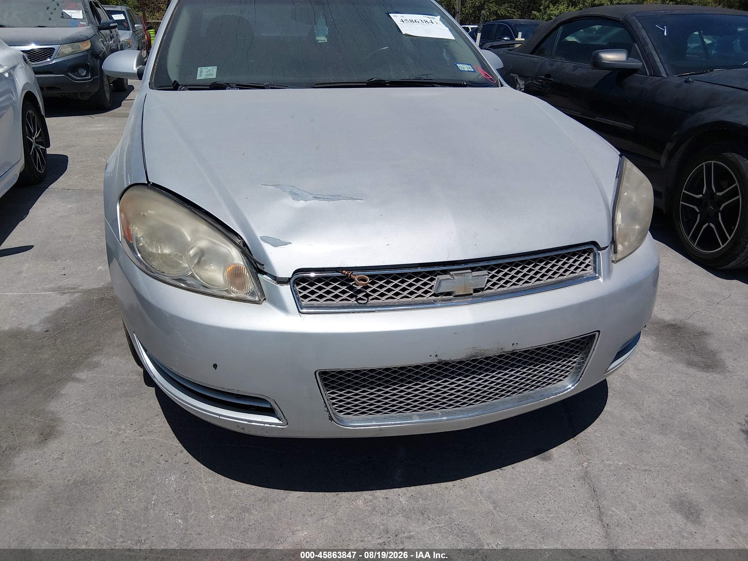 2013 Chevrolet Impala Lt Silver vin: 2G1WG5E31D1207778