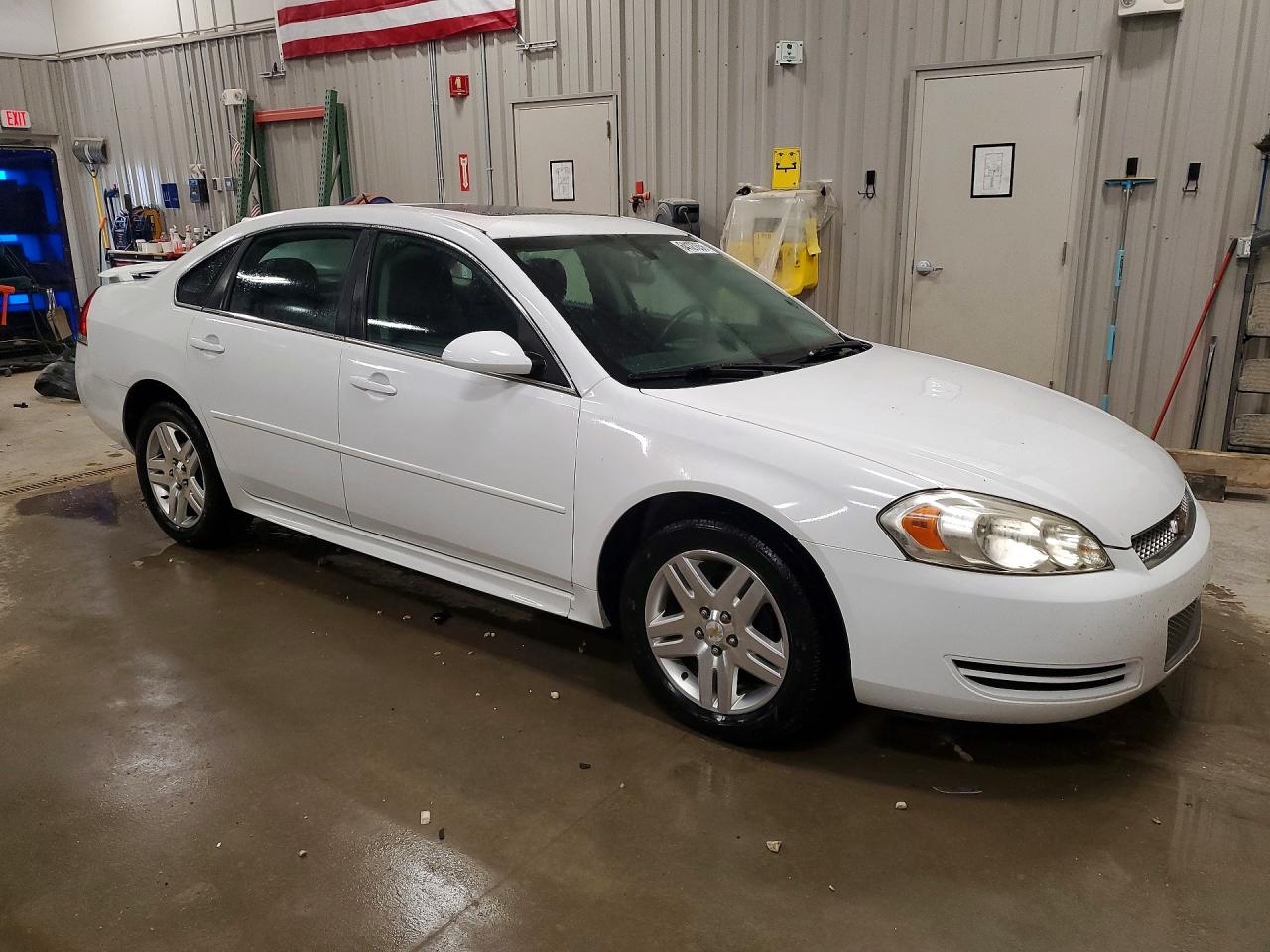 2012 Chevrolet Impala Lt White vin: 2G1WG5E32C1131731