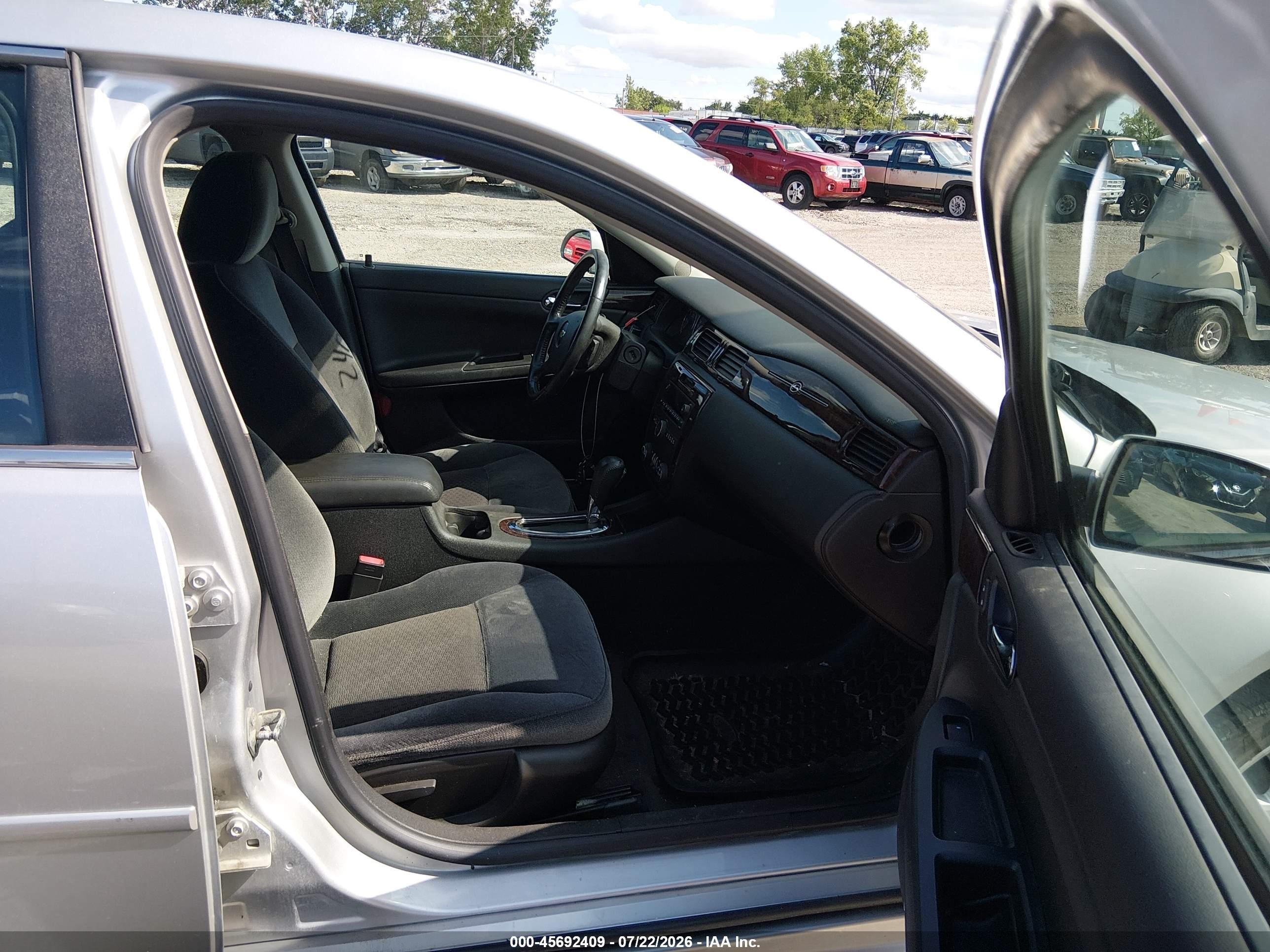 2012 Chevrolet Impala Lt Серебряный vin: 2G1WG5E32C1293357
