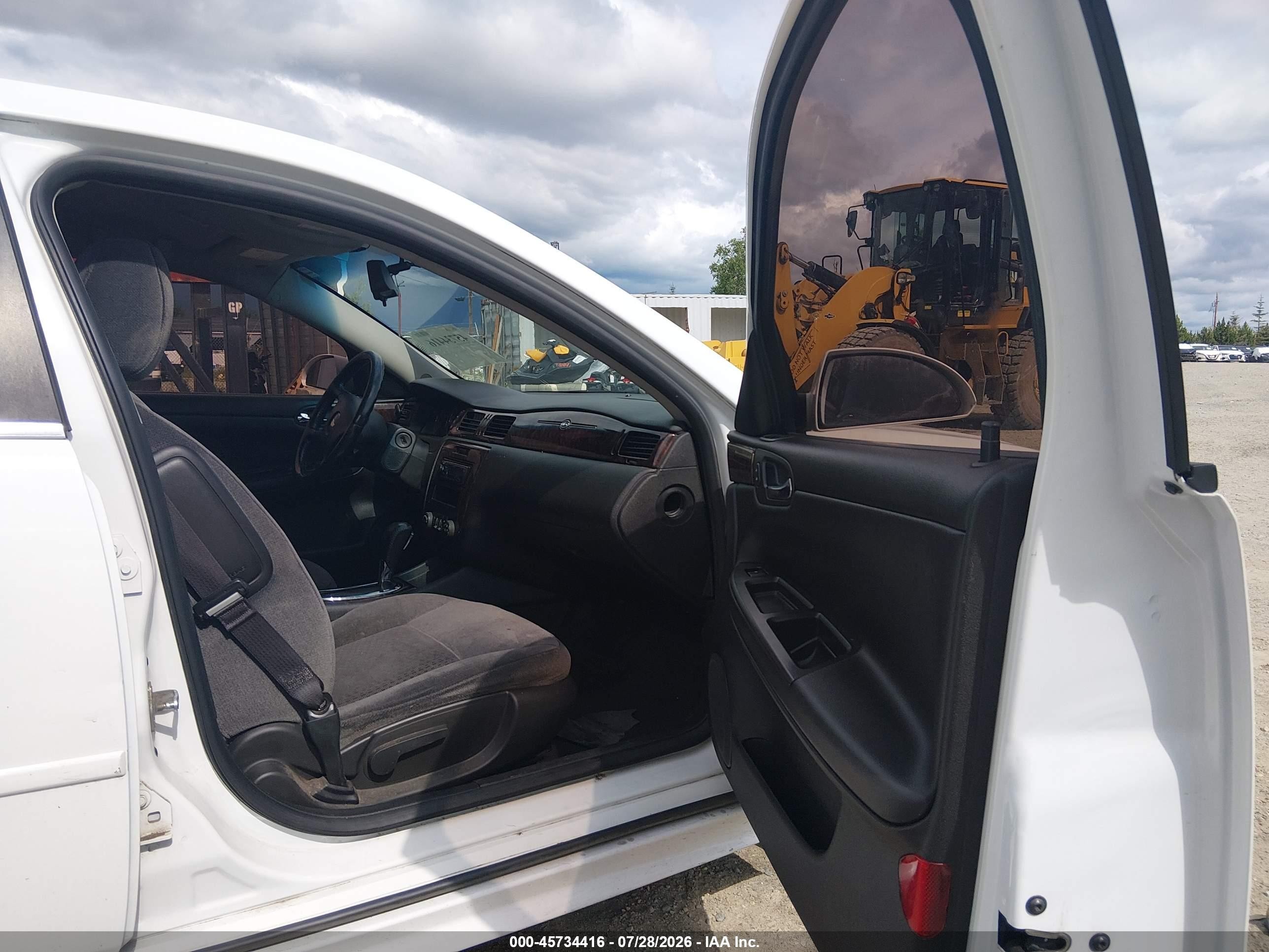 2013 Chevrolet Impala Lt White vin: 2G1WG5E32D1132833